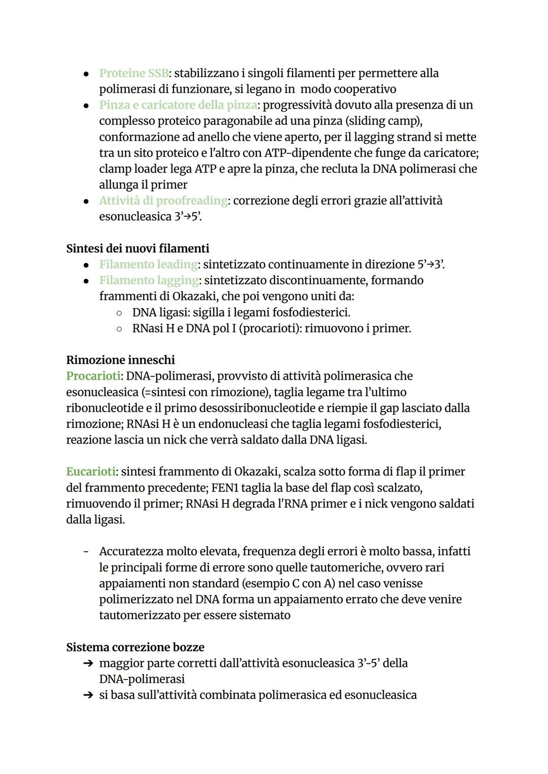 # La replicazione del DNA
La replicazione è il processo con cui una cellula copia il proprio DNA prima
della divisione cellulare. È semicon