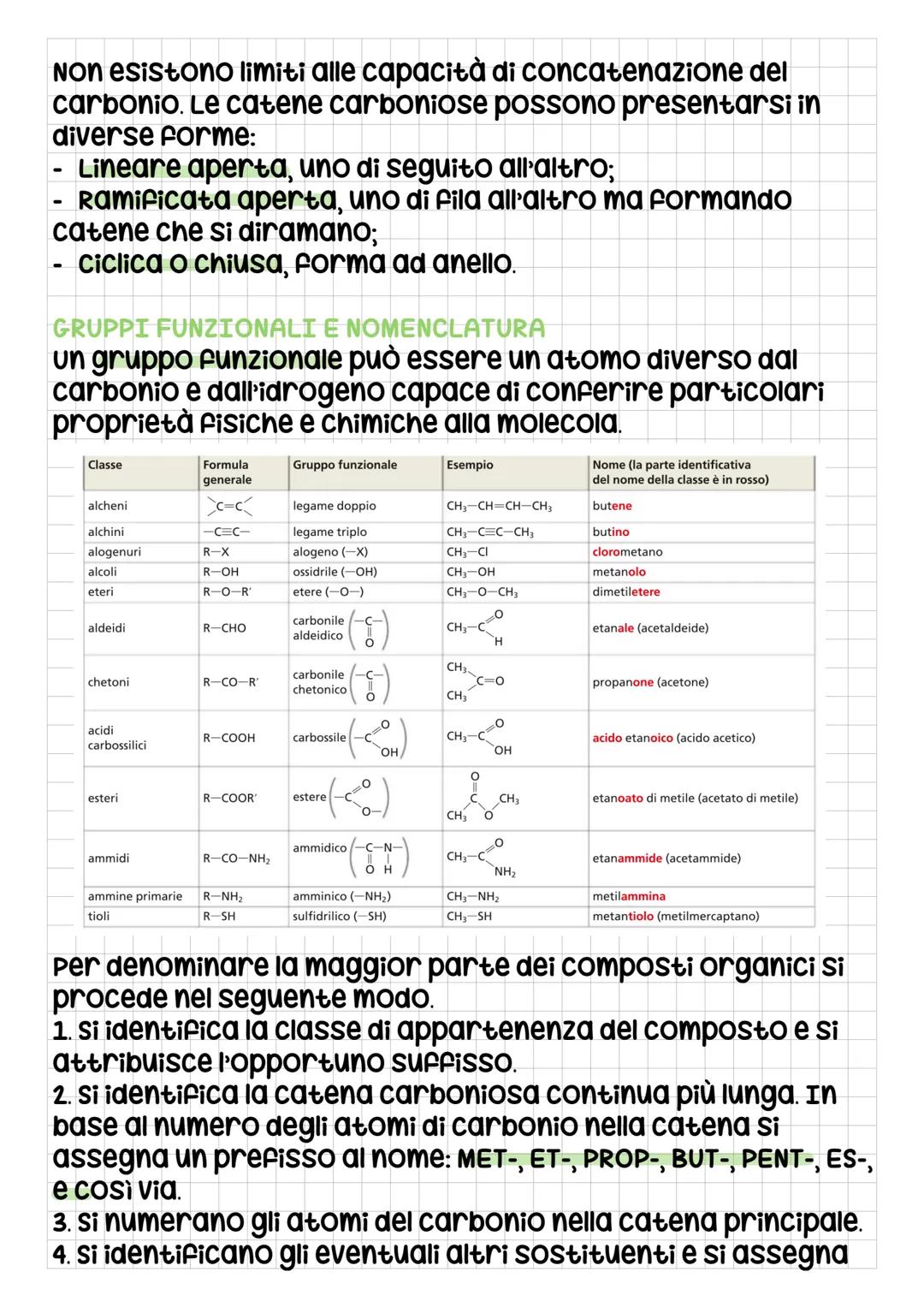 # La chimica del carbonio
I COMPOSTI ORGANICI
I composti organici sono tutti i composti del carbonio, e la
chimica organica è la branca del