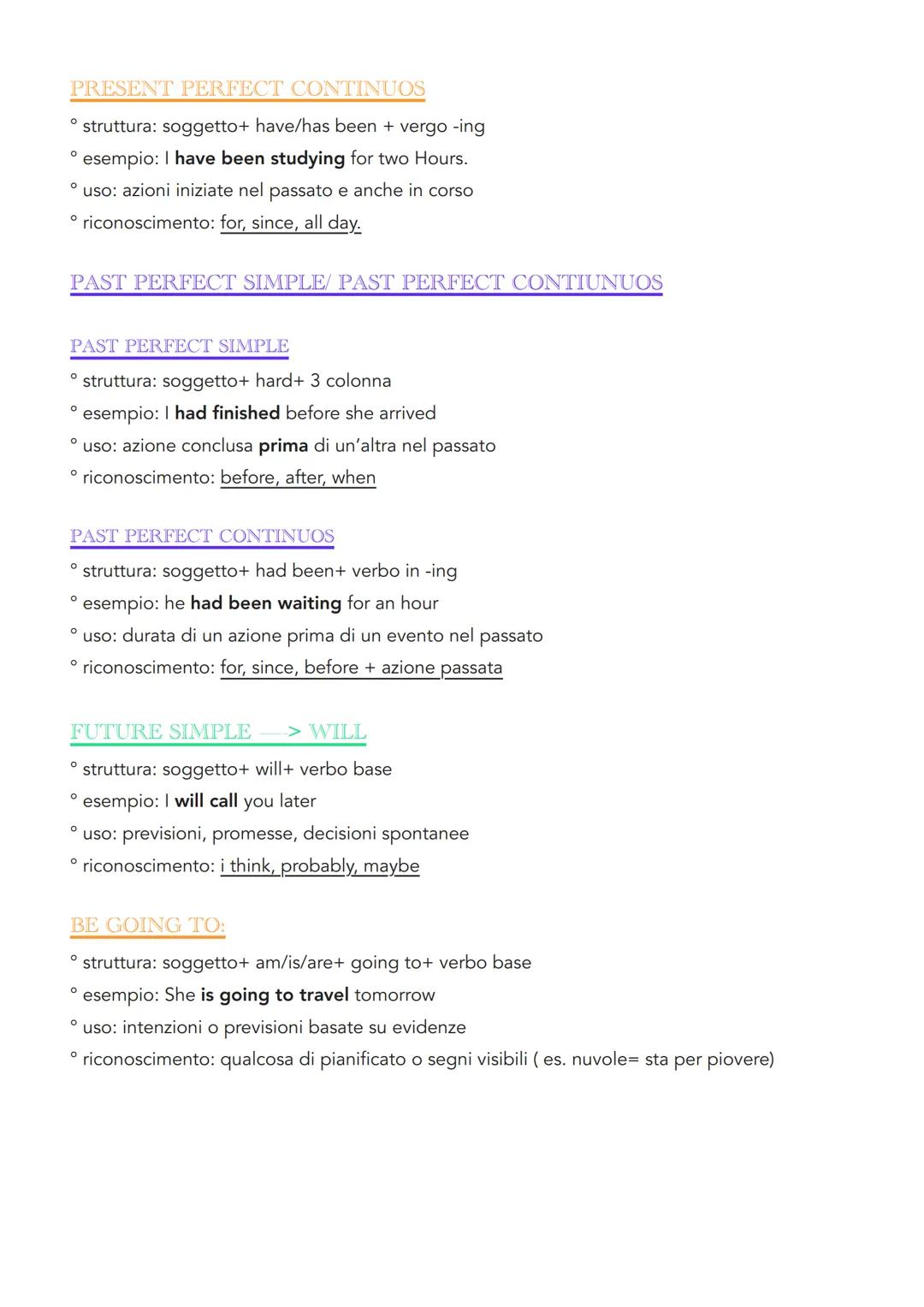 # PRESENT SIMPLE/PRESENT CONTINUOS
# PRESENT SIMPLE
* struttura: soggetto+ forma base del verbo (con -s alla 3º pers. sing.)
* esempio: