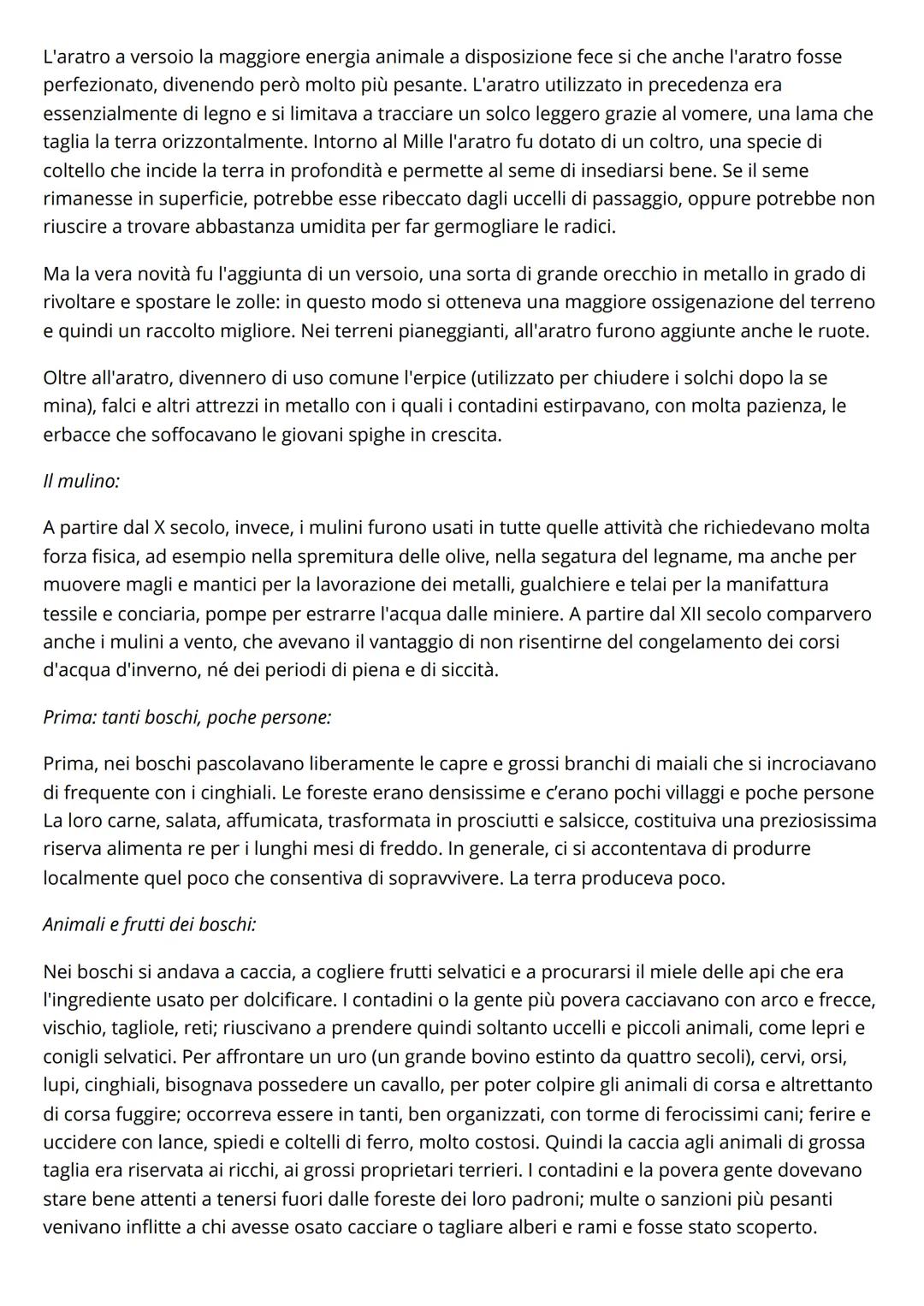 # La rinascita dell'XI secolo.
1) II clima migliora e la popolazione cresce.
Una nuova fase di ripresa:
Intorno all'anno Mille, dopo seco
