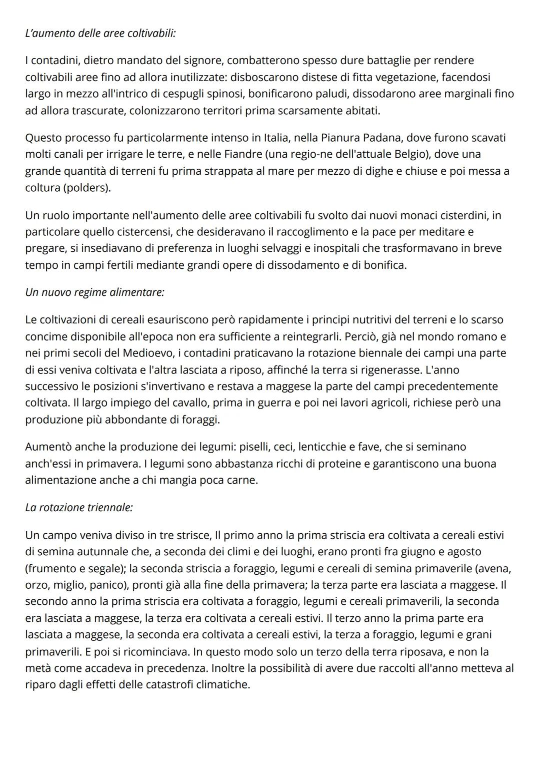# La rinascita dell'XI secolo.
1) II clima migliora e la popolazione cresce.
Una nuova fase di ripresa:
Intorno all'anno Mille, dopo seco