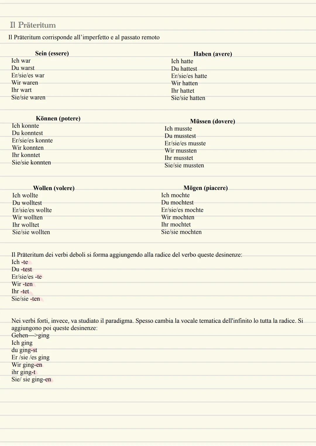 # TEDESCO
ripasso di grammatica
Verbo SEIN
Ich bin
Du bist
Er/sie/es ist
Wir sind
Ihr seid
Sie/sie sind
Verbo HABEN
Ich habe
Du h