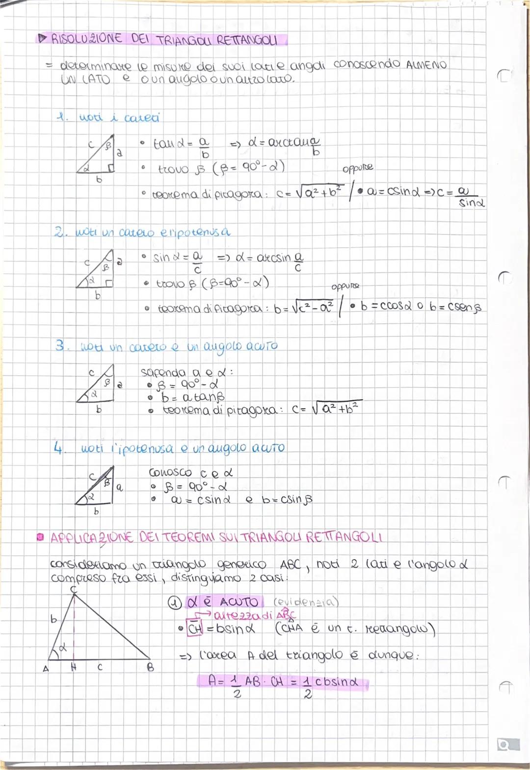 # trigonometria
→ Studia le xelazioni tra i lati e gu angoli diun triangolo
TEOREMI SUI TRIANGOLI RETTANGOLI
B
C
B
P
A
H
b
C
→itr
