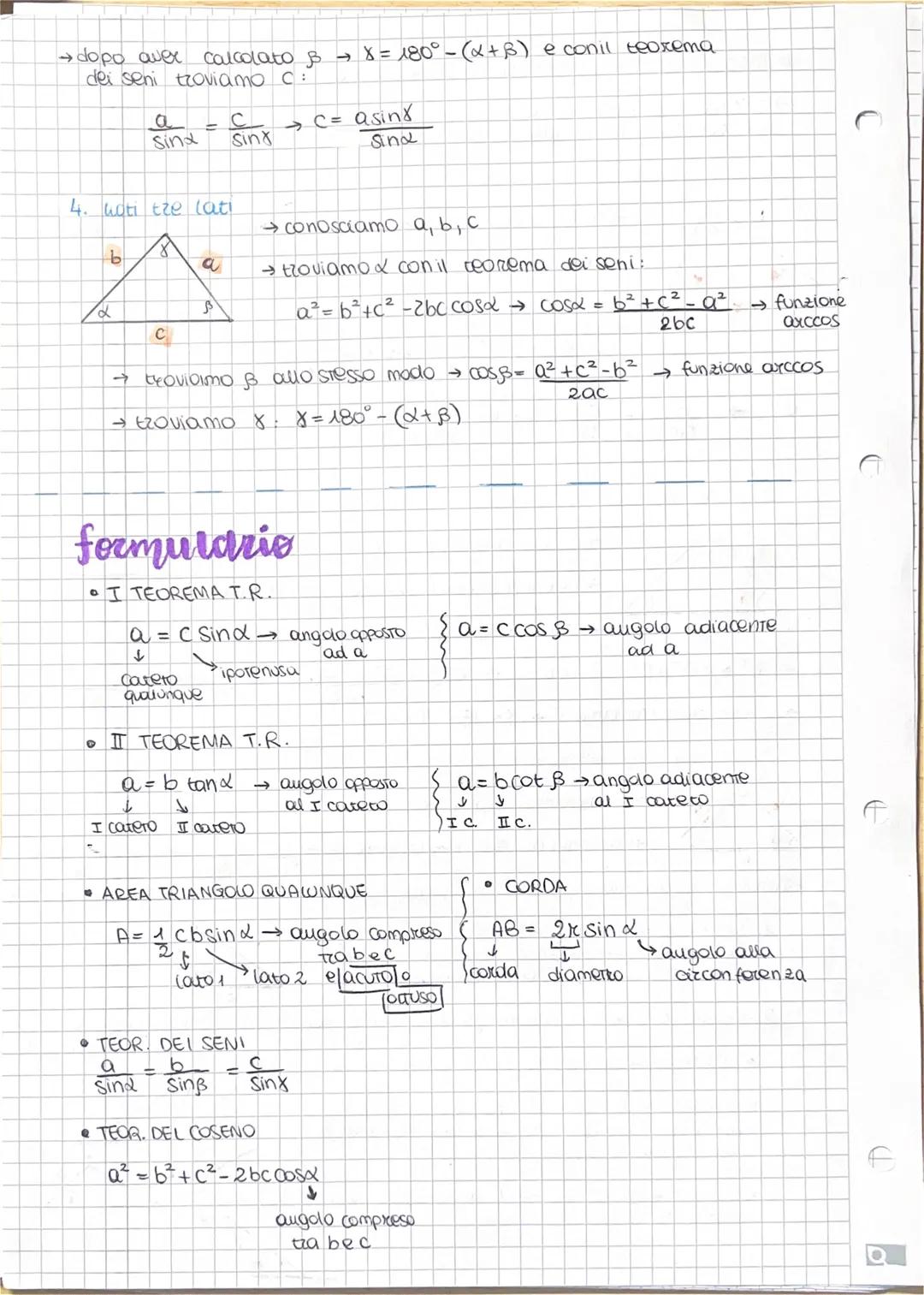 # trigonometria
→ Studia le xelazioni tra i lati e gu angoli diun triangolo
TEOREMI SUI TRIANGOLI RETTANGOLI
B
C
B
P
A
H
b
C
→itr