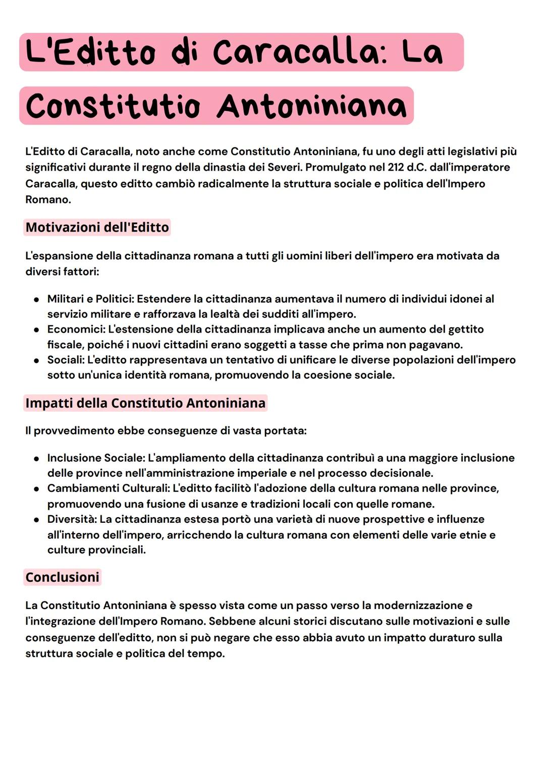 # La Dinastia dei Severi
La dinastia dei Severi fu una delle piรน importanti dinastie romane, che governรฒ l'Impero
Romano tra la fine del II