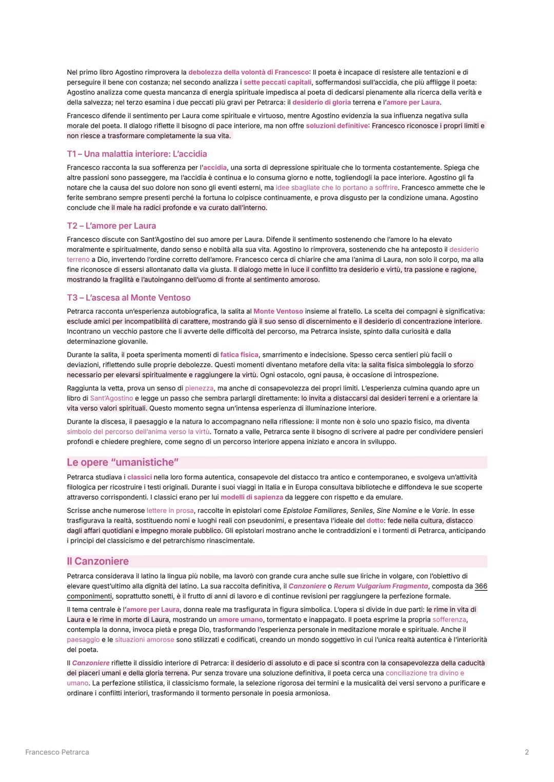 # Italiano
Francesco Petrarca
La vita
Francesco Petrarca nacque ad Arezzo il 20 luglio 1304, da una famiglia fiorentina di origine borghe