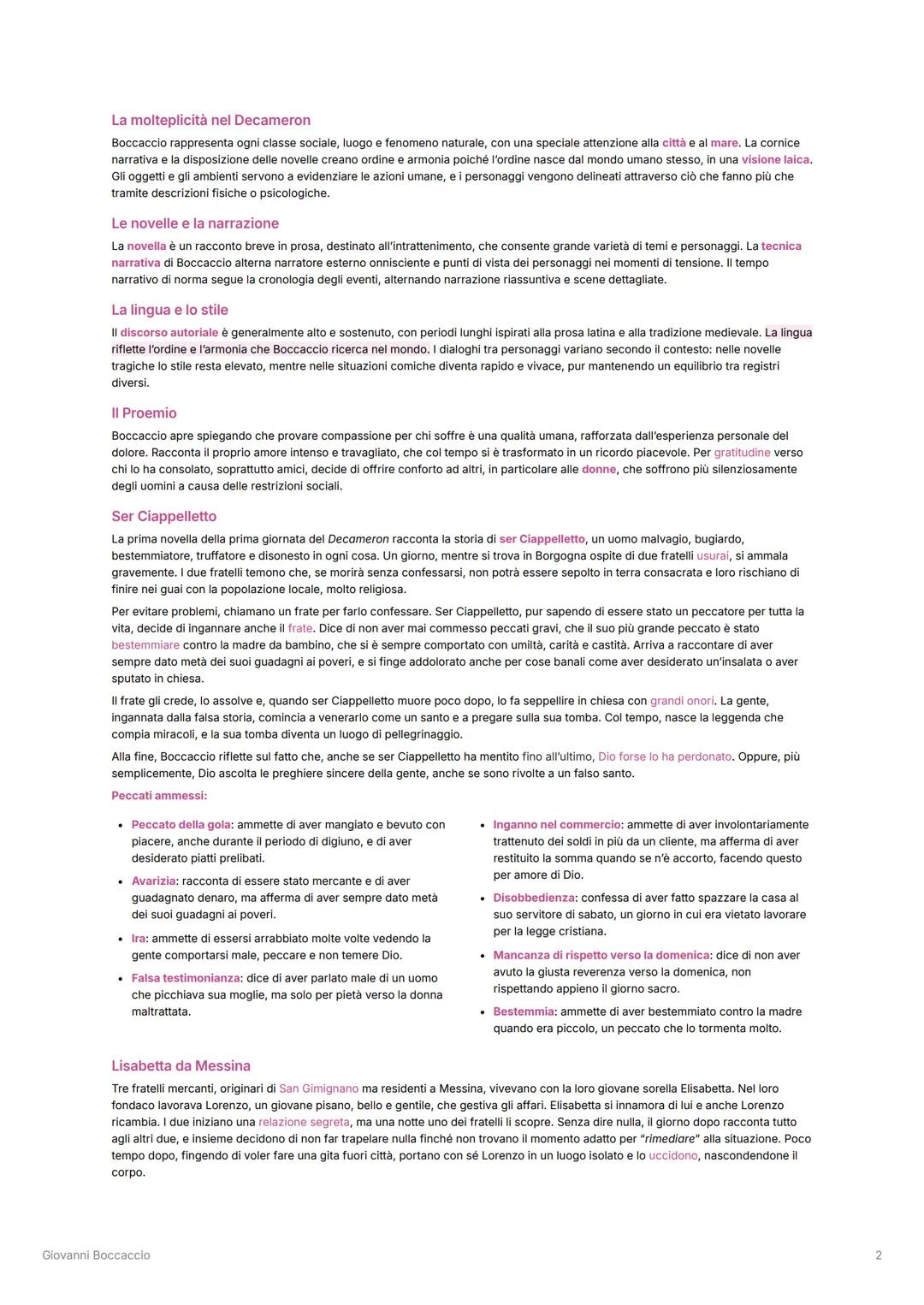 # Italiano
Giovanni Boccaccio
La vita
Giovanni Boccaccio nacque nel 1313, a Certaldo o Firenze, figlio illegittimo di un mercante. Trasfe