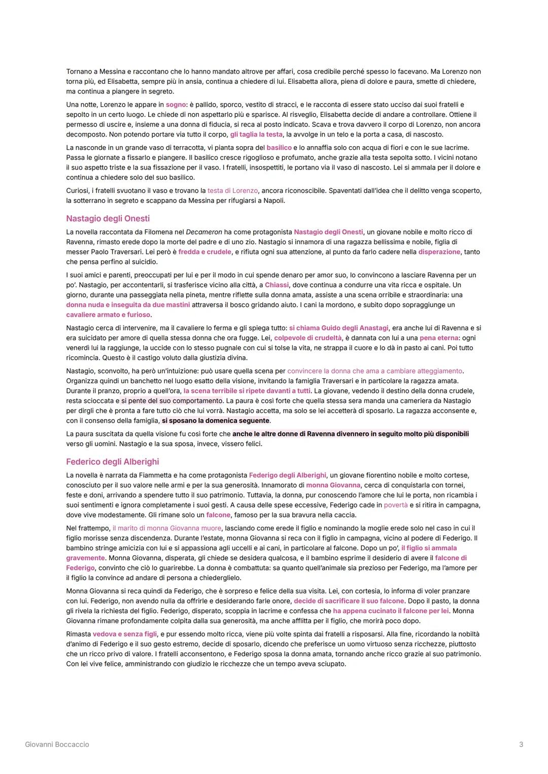 # Italiano
Giovanni Boccaccio
La vita
Giovanni Boccaccio nacque nel 1313, a Certaldo o Firenze, figlio illegittimo di un mercante. Trasfe