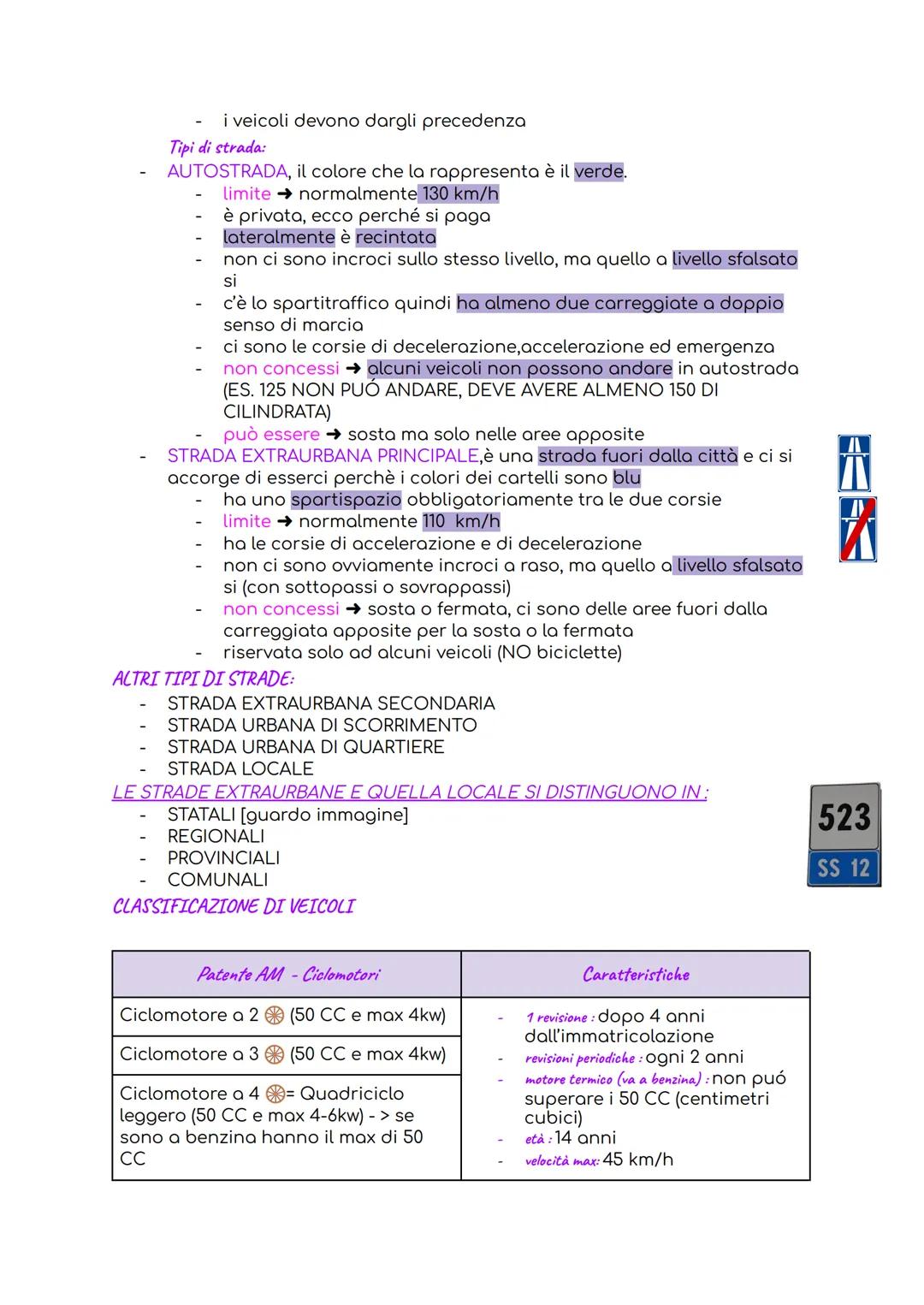 # PATENTE
Definizioni generali doveri nell'uso della strada
STRADA: è l'area di uso pubblico aperta alla circolazione dei pedoni, dei veic