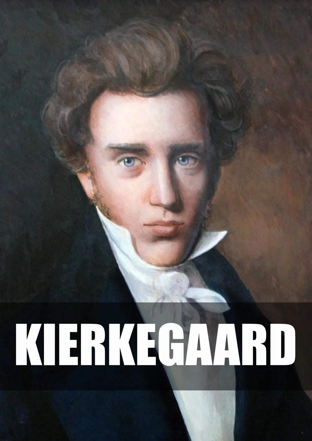 KIERKEGAARD # VITA...
Kierkegaard nasce a Copenhagen nel 1813 da una famiglia benestante, con un padre
profondamente religioso che influenz