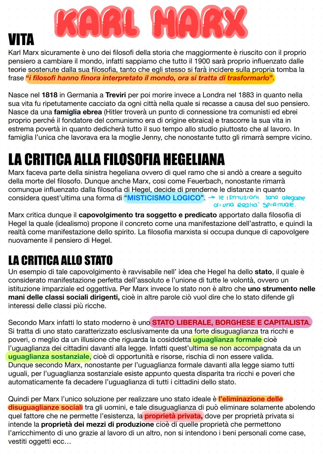 MARX # KARL MARX
## VITA
Karl Marx sicuramente è uno dei filosofi della storia che maggiormente è riuscito con il proprio
pensiero a cambi