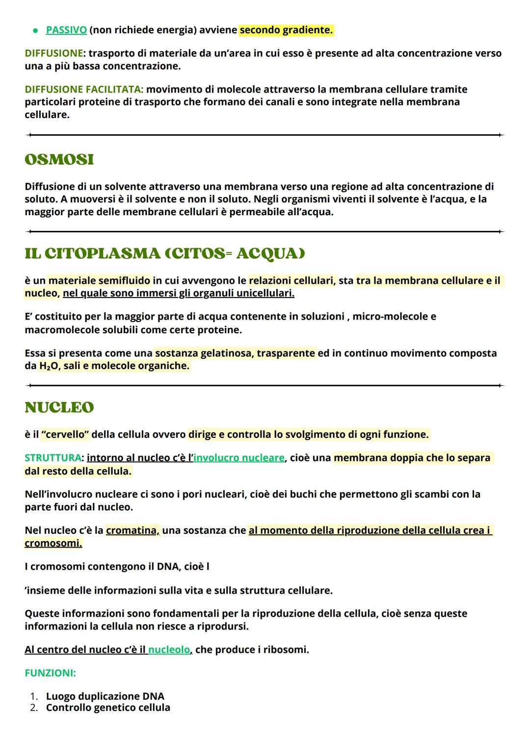 # LA CELLULA
La cellula è una piccolissima unità biologica di cui sono dotati tutti gli organismi viventi animali e
vegetali. Il suo diamet