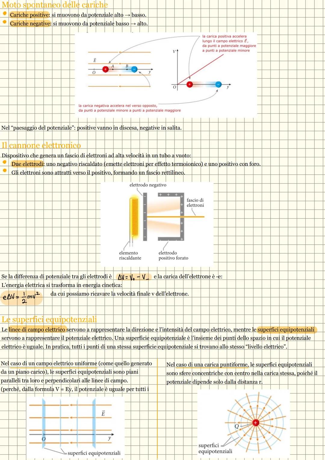 # Potenziale elettrico
Energia potenziale elettrica e lavoro della forza elettrica
La forza elettrica e la forza gravitazionale si descriv