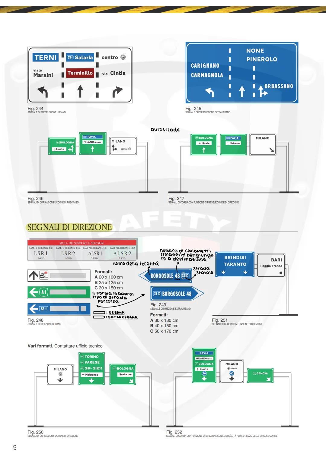 3S
SEGNALETICA STRADALE
le segnalazioni degli agenti prevalgono come importanza
sututti gli altri tipi di segnale
Tutti i segnali per for
