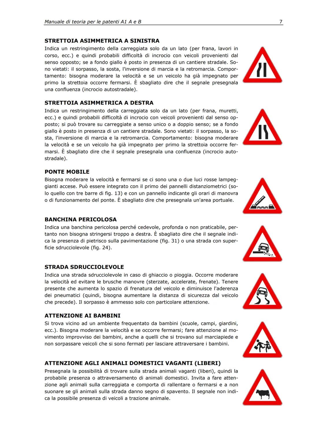 Valerio Platia
Roberto Mastri
Manuale di teoria
per le patenti A1, A e B
Edizione 2008
22 Manuale di teoria per le patenti A1 Ae B
Introd