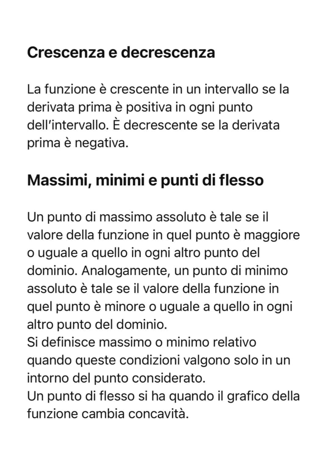 Studio di una funzione: definizioni e
proprietà
Una funzione è una relazione che associa a
ogni elemento di un sottoinsieme del dominio
un