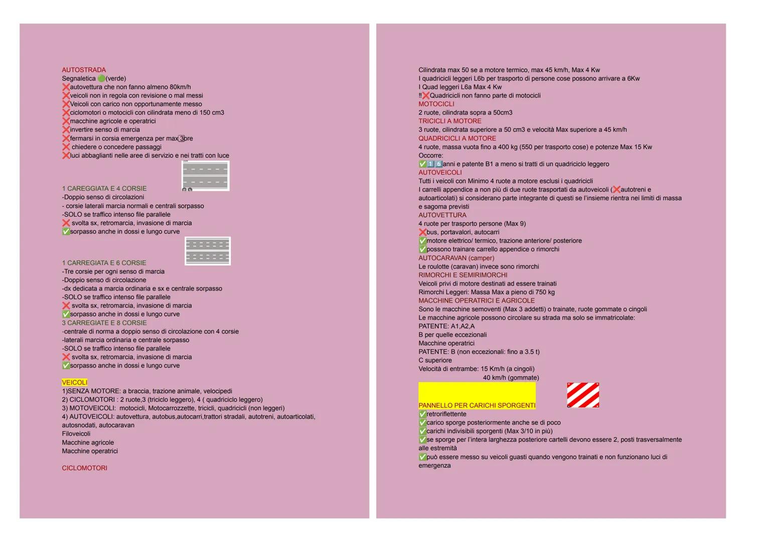 Scheda 1
STRADA
=area circolazione di pedoni, animali e veicoli
Può essere suddivisa in più carreggiate suddivise da uno spartitraffico
Com