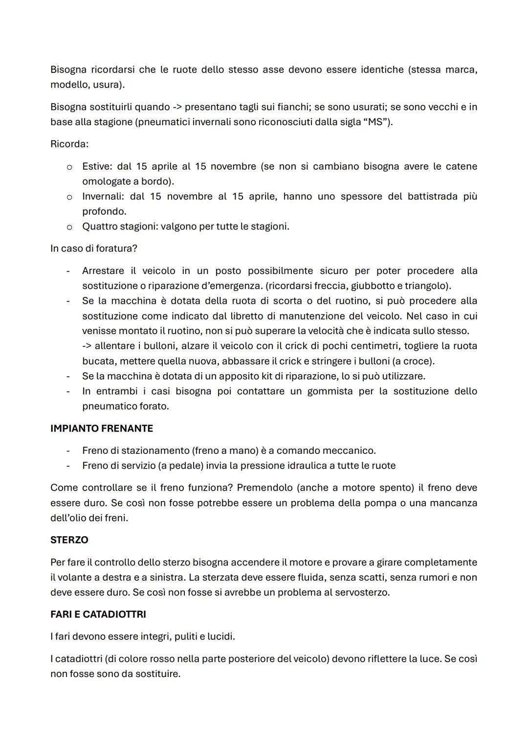 # REGOLAZIONE
LESAME DI GUIDA PATENTE B - PRATICO
SEDILE:
- In altezza: occhi a metà parabrezza;
- In lunghezza: bisogna riuscire a preme