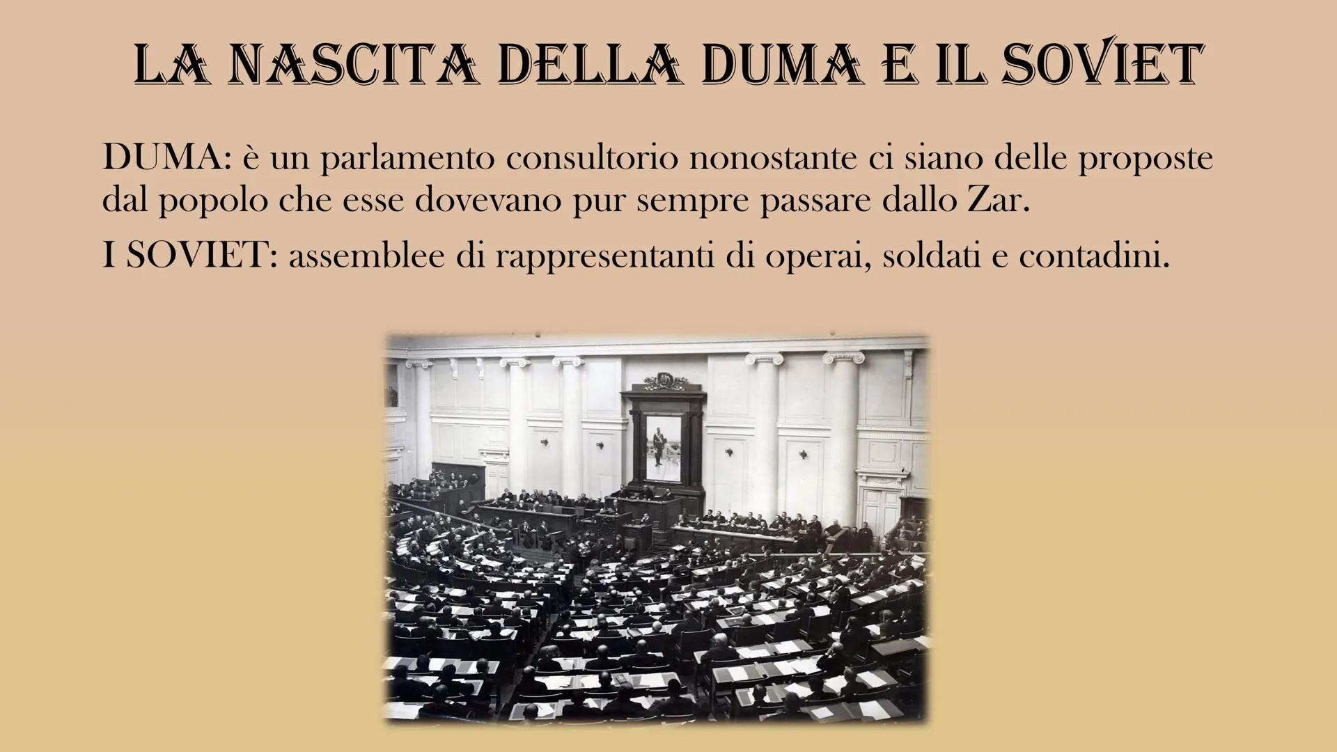 # LA RIVOLUZIONE RUSSA LA RIVOLUZIONE RUSSA è un momento decisivo della storia del
novecento, e per capirla bisogna partire dalla situazione