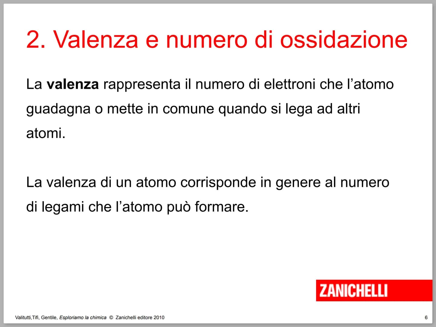 ZANICHELLI
Valitutti, Tifi, Gentile, Esploriamo la chimica © Zanichelli editore 2010
1 Valitutti, Tifi, Gentile
Esploriamo la
chimica
Se