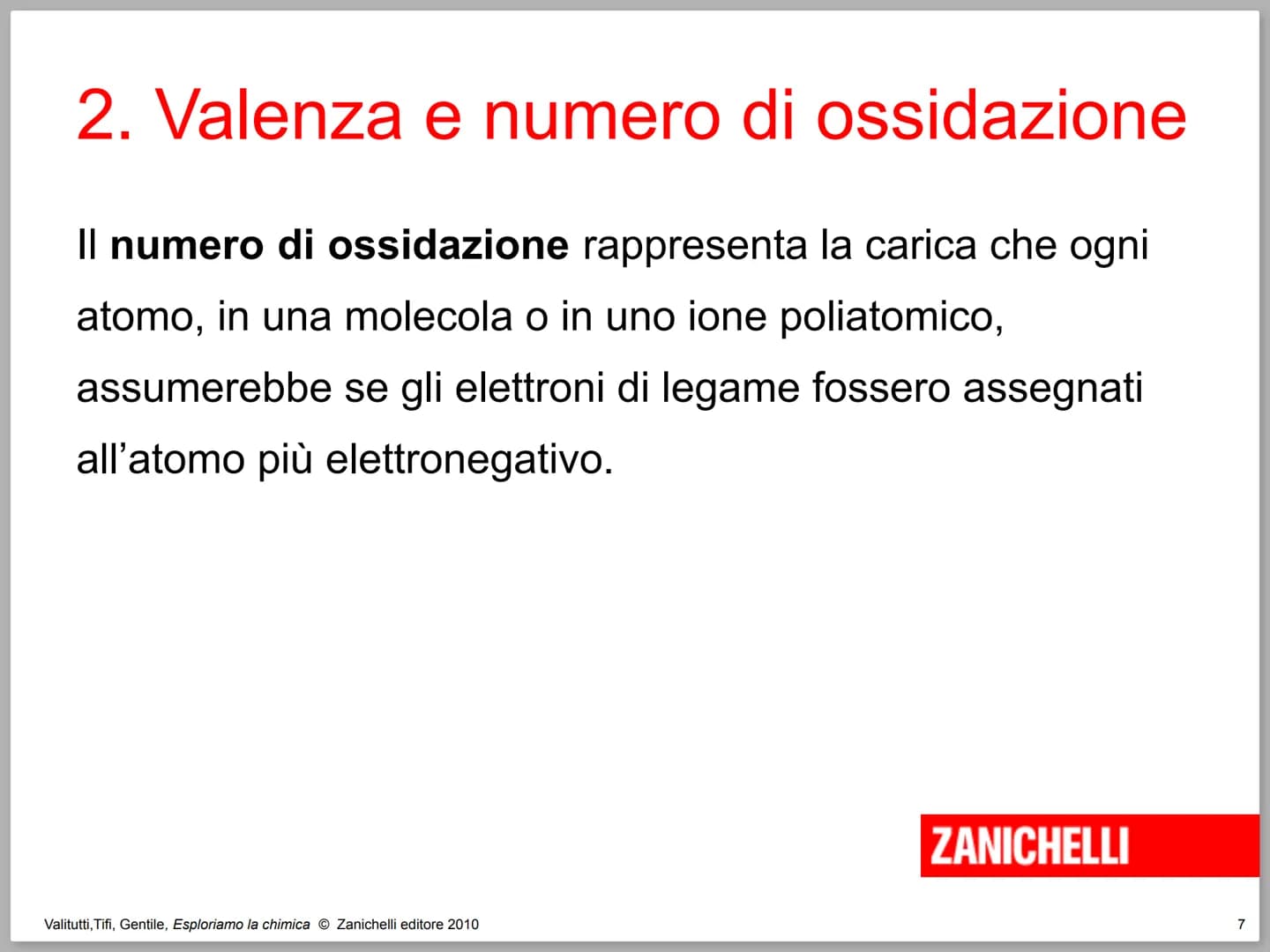 ZANICHELLI
Valitutti, Tifi, Gentile, Esploriamo la chimica © Zanichelli editore 2010
1 Valitutti, Tifi, Gentile
Esploriamo la
chimica
Se