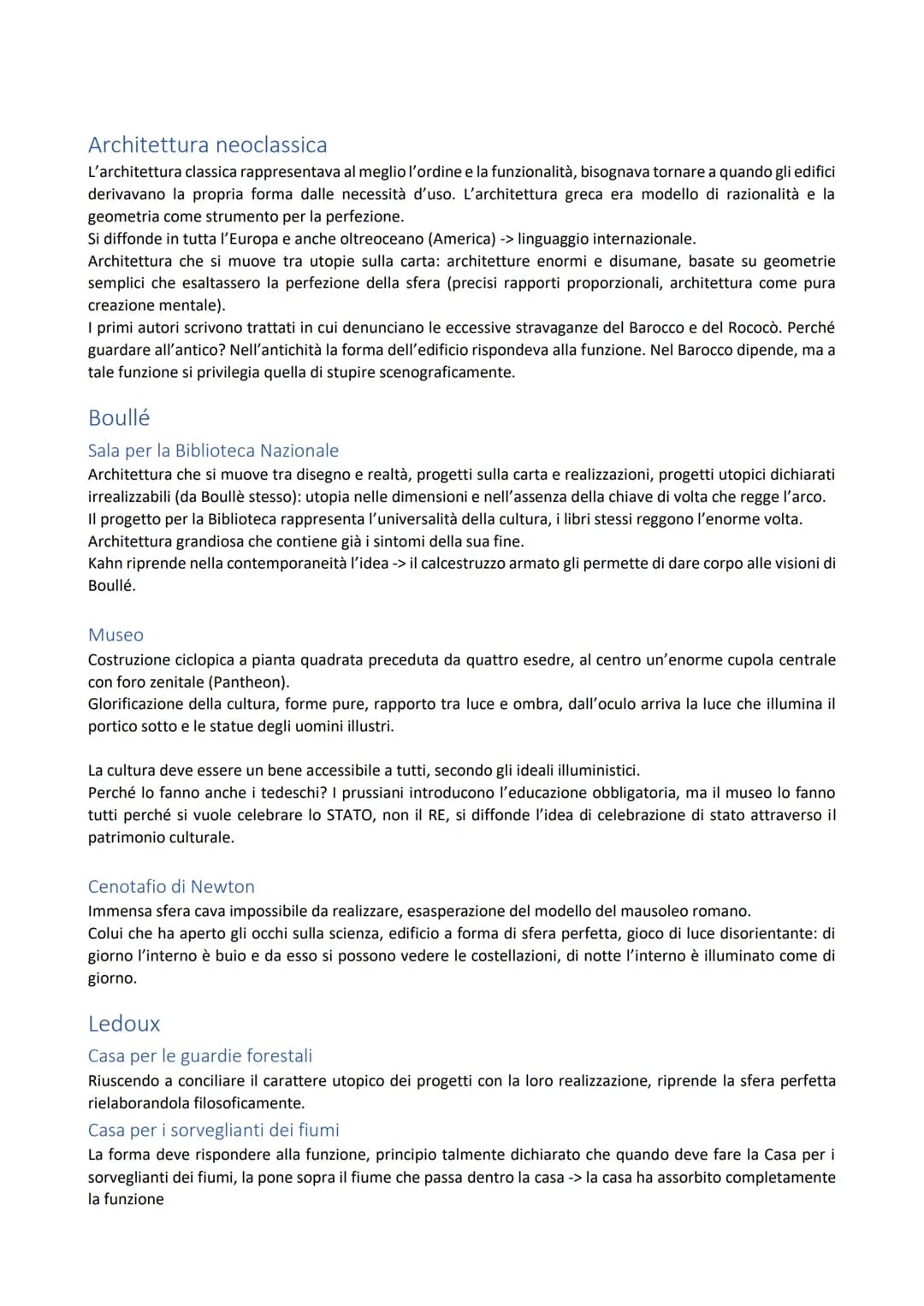# Architettura neoclassica
L'architettura classica rappresentava al meglio l'ordine e la funzionalità, bisognava tornare a quando gli edific