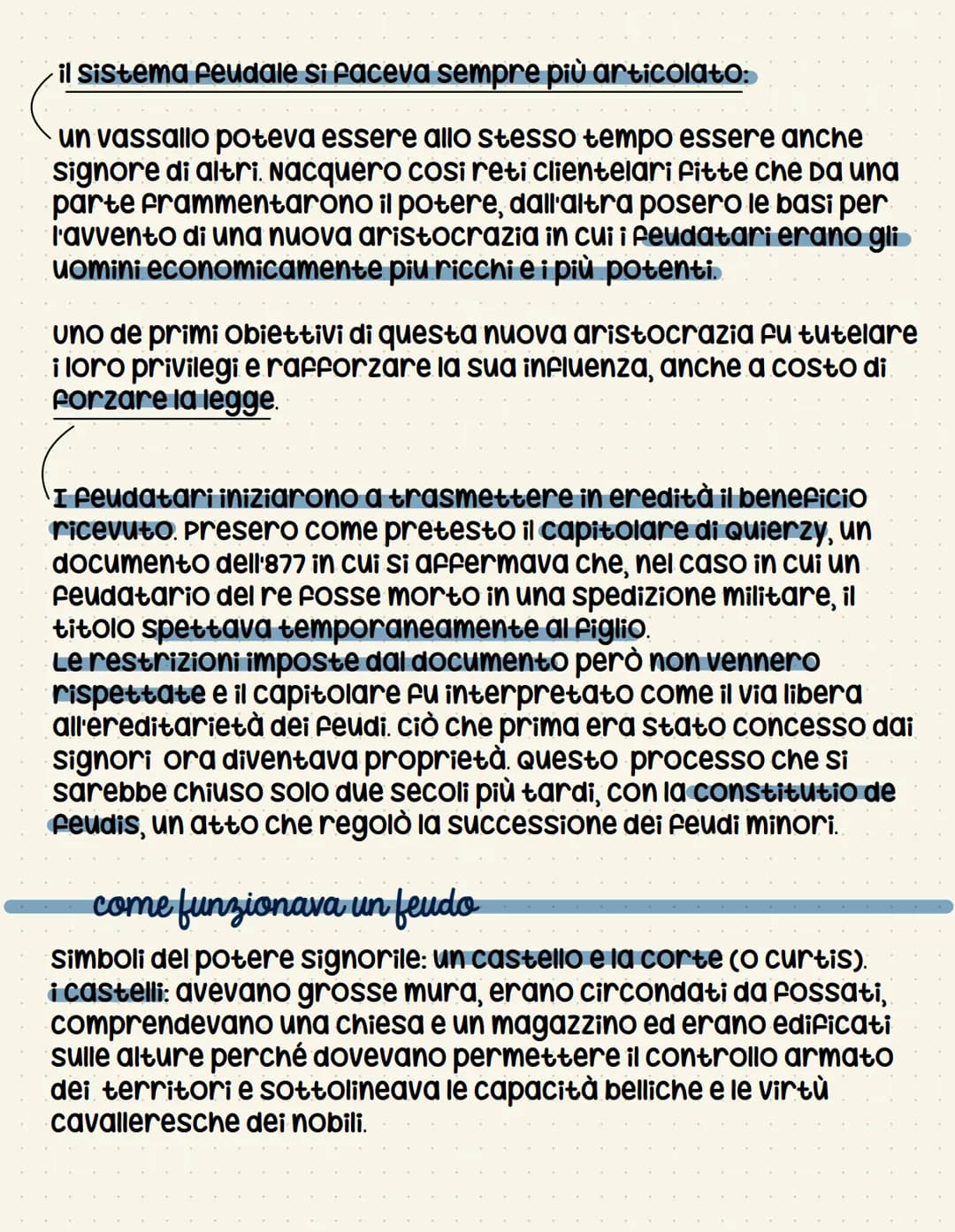 # Il feudalesimo
lo storico marc Bloch ha descritto il feudalesimo attraverso tre aspetti fondamentali:
- i rapporti di fedeltà
- la framme