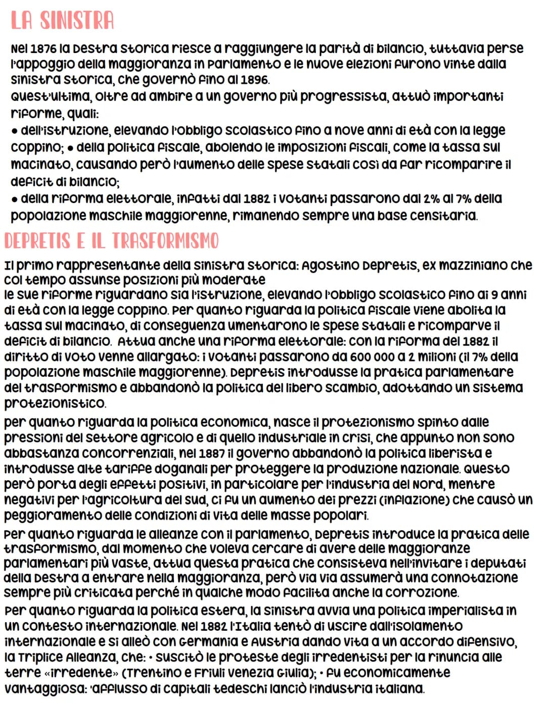 # la Destra e la sinistra storica
## CONTESTO STORICO
parliamo dell'Italia nell'età della destra e della sinistra storica:
l'Italia all'in