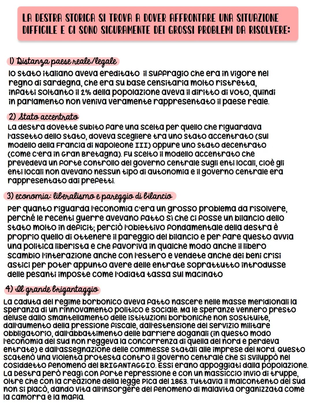 # la Destra e la sinistra storica
## CONTESTO STORICO
parliamo dell'Italia nell'età della destra e della sinistra storica:
l'Italia all'in