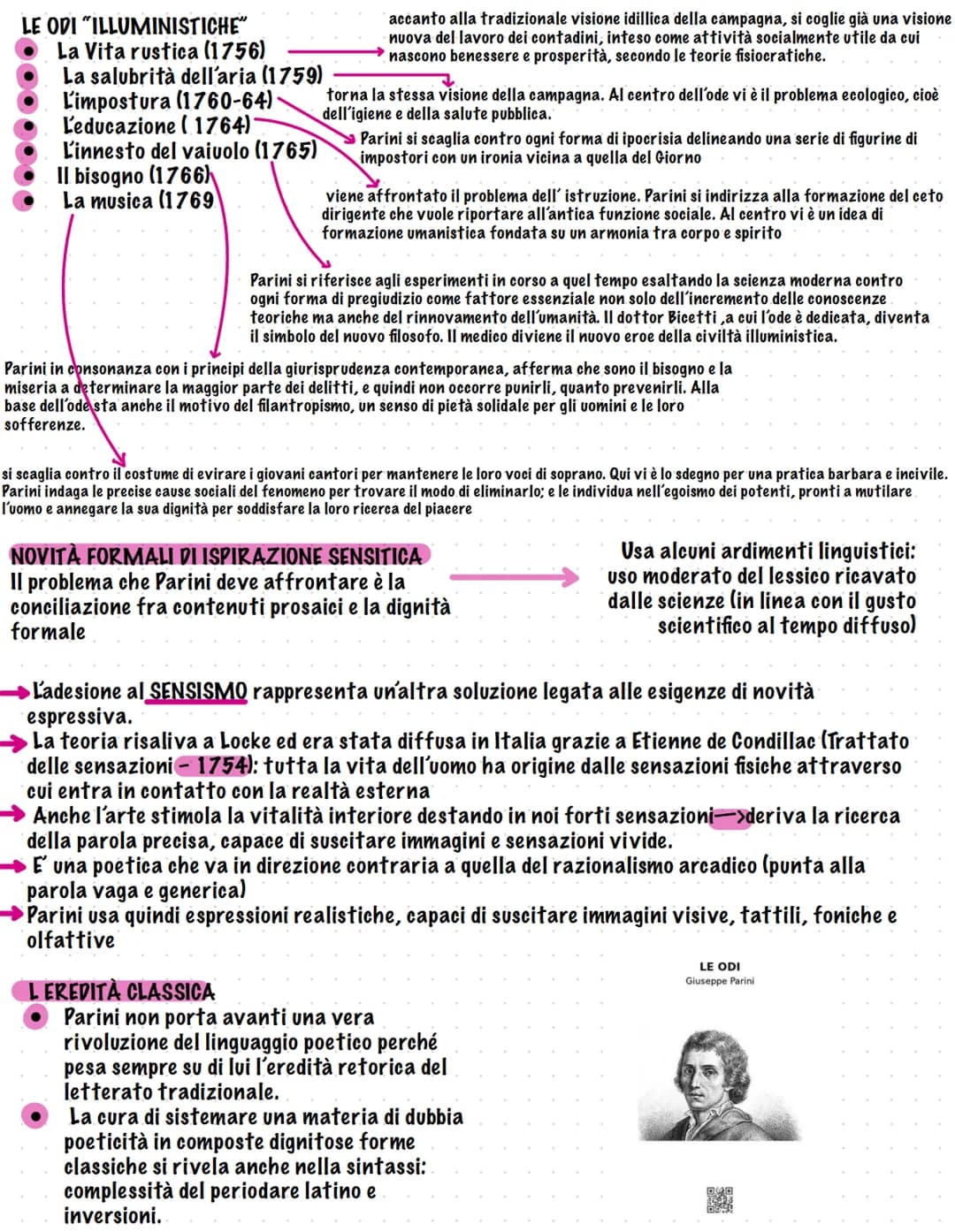 <p>Giuseppe Parini (poi Parino) nacque nel 1729 a Bosisio in Brianza da una famiglia di modeste condizioni. A 10 anni si trasferì a Milano