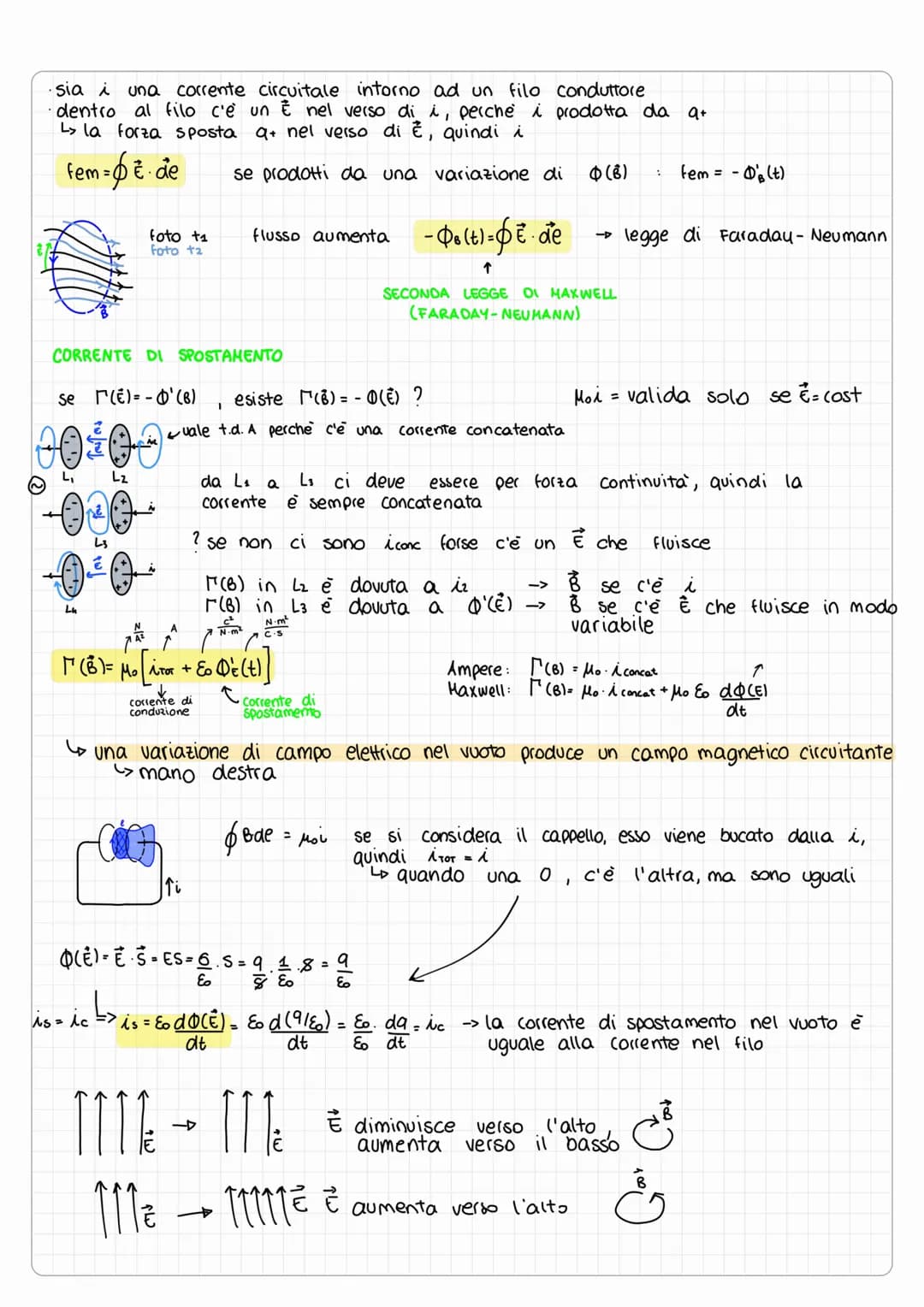 # elettromagnetismo
$\\vec{A}=0$
$\\Phi(B) = \\vec{B} \\cdot \\vec{A} \\cos d$
$= BA$
$= B \\cdot e \\cdot x = B \\cdot e \\cdot v \\Delta