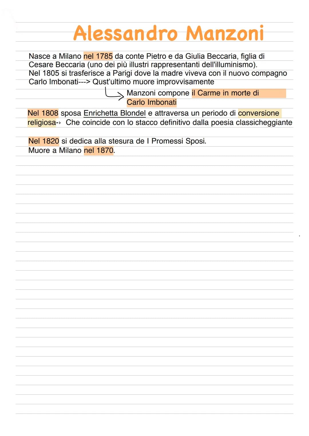# Il manoscritto
Il celebre romanzo di Alessandro Manzoni si apre con un'introduzione in
cui il narratore spiega l'origine della storia che