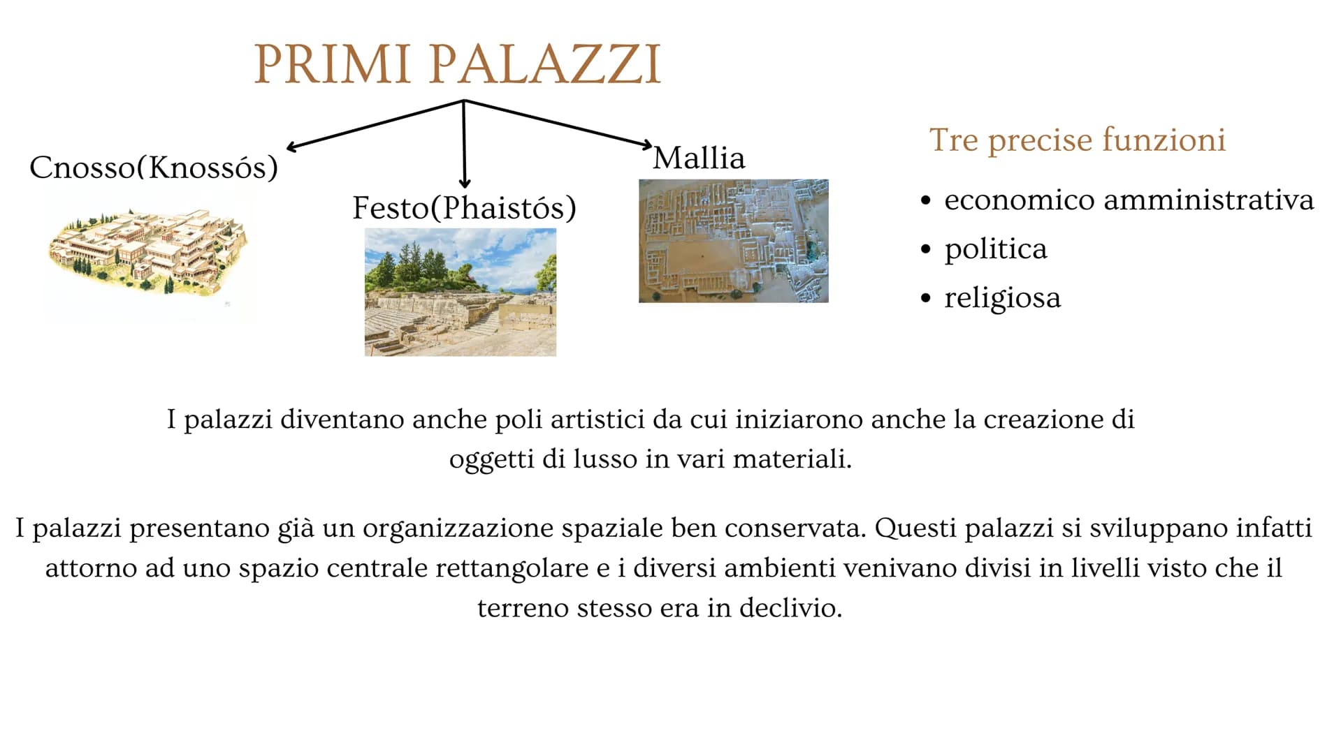 Arte cicladica, cretese
e micenea # Arte cicladica - introduzione
Quest'arte si diffuse nelle isole Cicladi, nel Mar Egeo, nel periodo neol