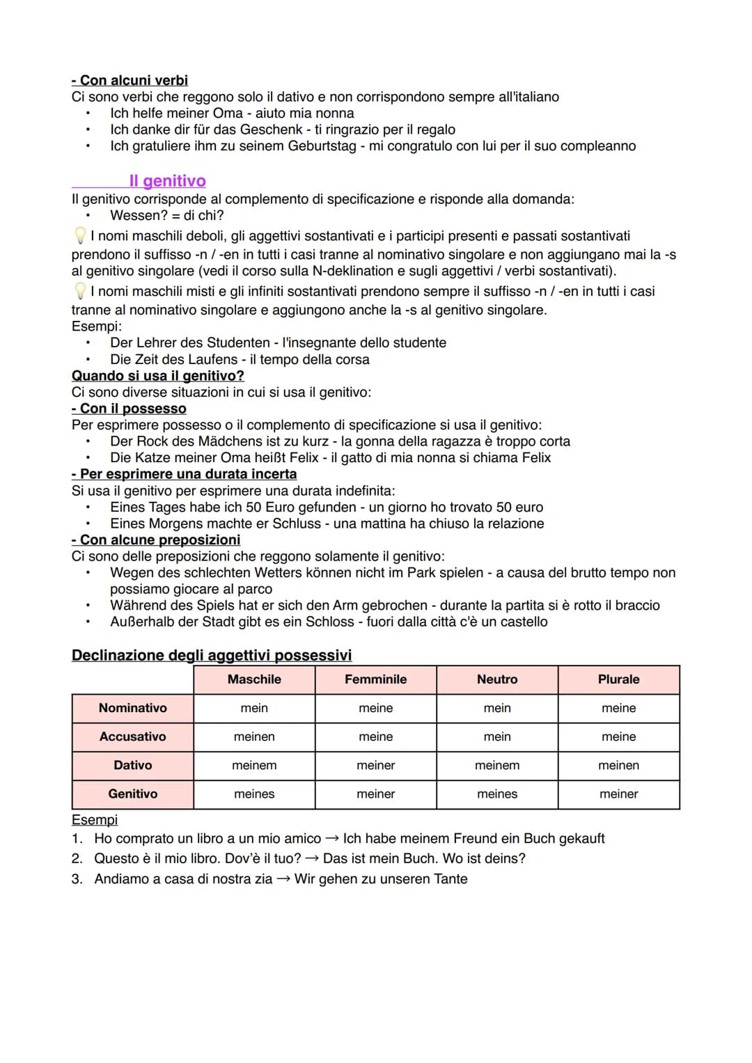 # GRAMMATICA DI BASE IN TEDESCO
# I casi
In tedesco ci sono quattro casi: il nominativo, l'accusativo, il dativo e il genitivo.
Spesso ci s