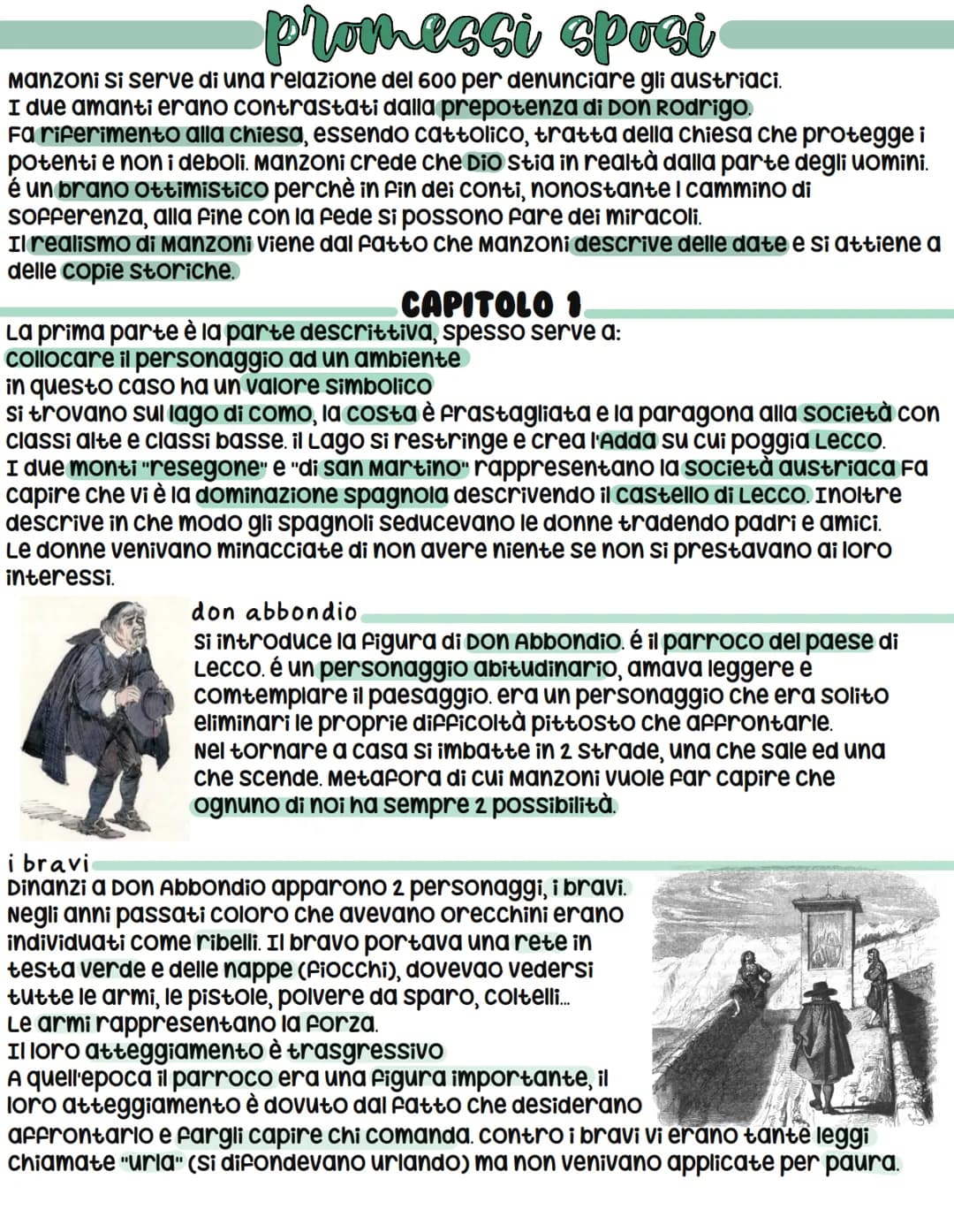 # promessi sposi
manzoni si serve di una relazione del 600 per denunciare gli austriaci.
I due amanti erano contrastati dalla prepotenza di
