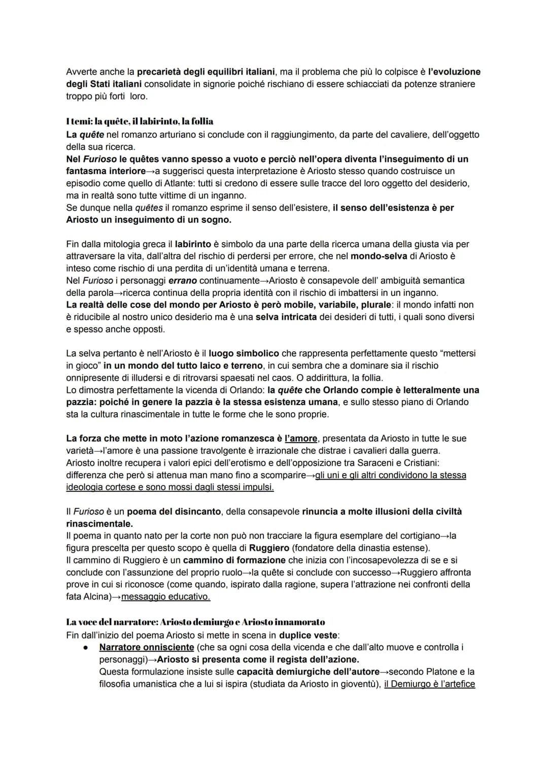 ## Introduzione
Ariosto, insieme a Machiavelli, è uno dei principali scrittori rappresentativi del **Rinascimento italiano**: un'incarnazion