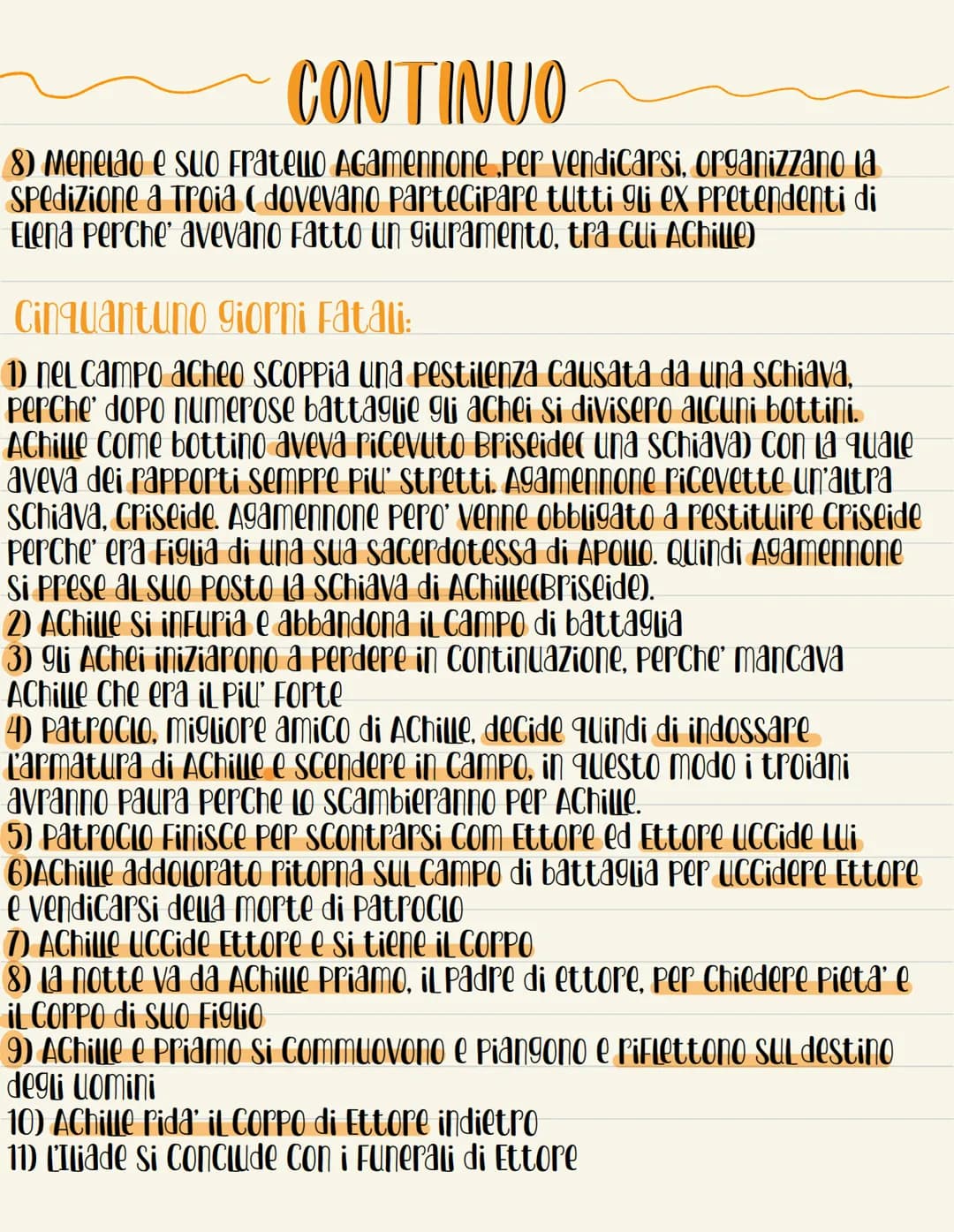 # L'ILIADE
L'Iliade e' un poema, narra i 51 giorni, dew'ultimo anno, deua guerra di Troia ed e' stato scritto dal poeta ed aedo "OMERO"
L'Il