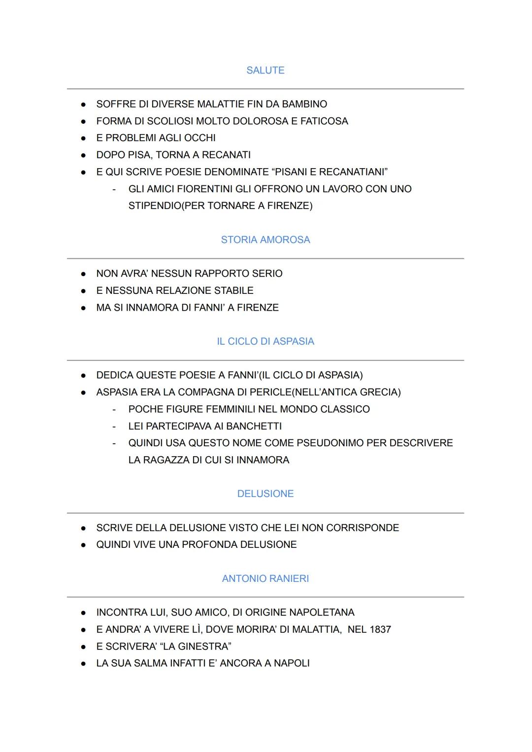 ●
●
LEOPARDI
NASCE ALLA FINE DEL 700'
NASCE IN PERIFERIA A RECANATI (NELLE MARCHE)
ALL'EPOCA ERANO INSERITE NEL REGNO D'ITALIA
MA PRIMA DELL