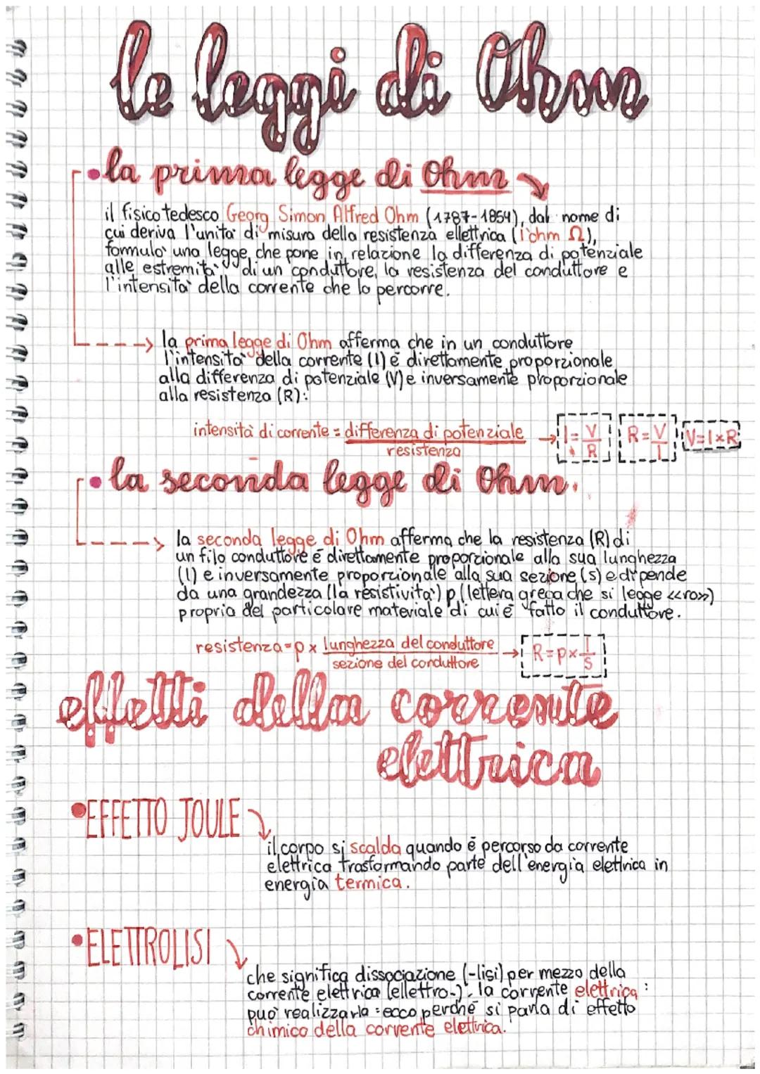 le lappi di abno
leggi
M₂
- la prima legge di Ohm
il fisico tedesco Georg Simon Alfred Ohm (1787-1854), dal nome di
cui deriva l'unità di mi