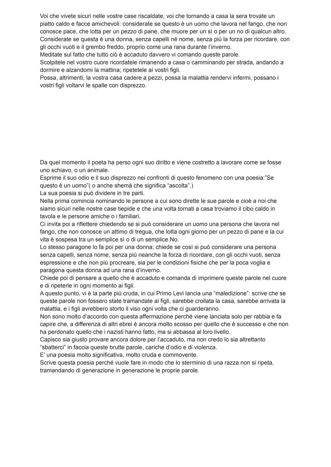 # Primo Levi
Primo Levi nasce a Torino, 31 luglio 1919 e muore a Torino, 11 aprile 1987. E' stato uno
scrittore, chimico, partigiano e supe