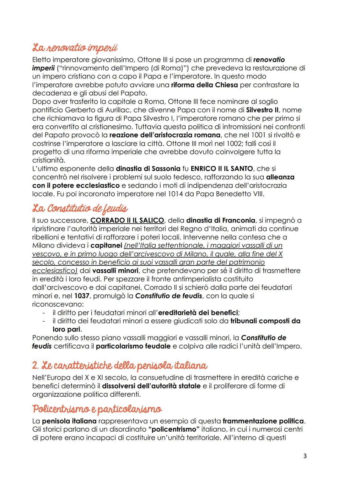 poteri universali e istituzioni in Italia
(X-XII secolo)
1. Il sacro Romano impero germanico
Con l'abdicazione di Carlo il Grosso ebbe inizi