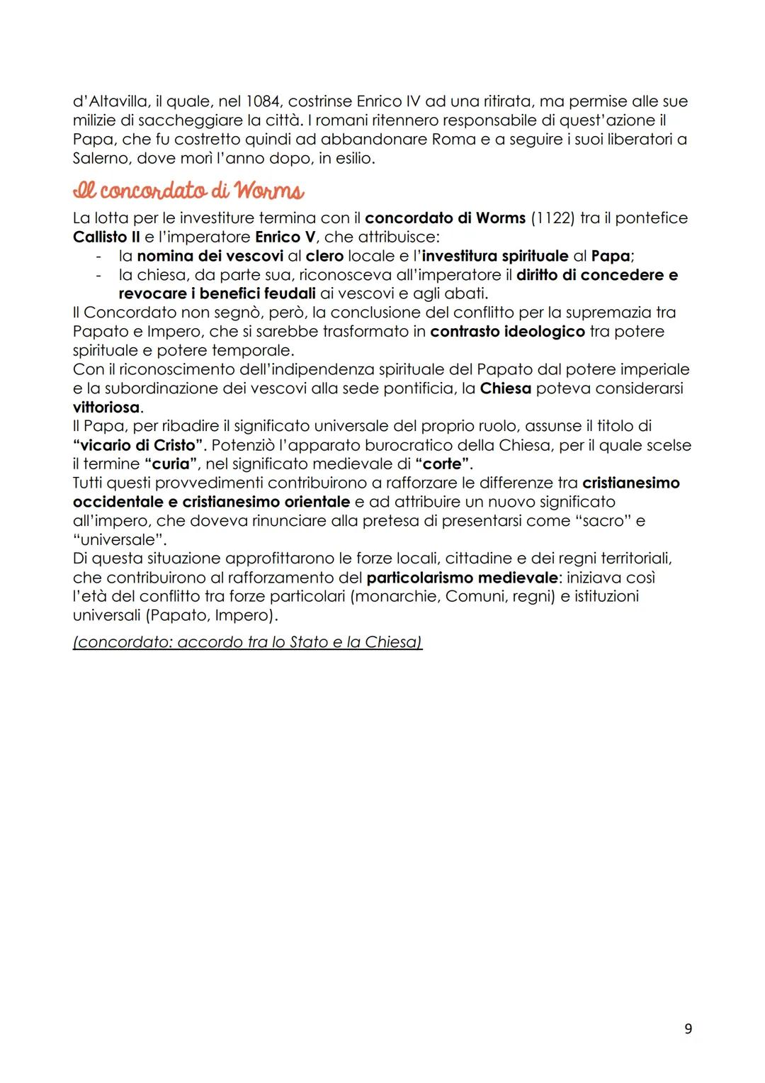 poteri universali e istituzioni in Italia
(X-XII secolo)
1. Il sacro Romano impero germanico
Con l'abdicazione di Carlo il Grosso ebbe inizi
