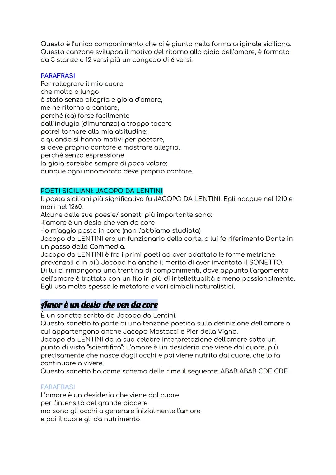 NASCITA DELLE LINGUE VOLGARI / POEMA CAVALLERESCO / LIRICA PROVENZALE/
POESIA RELIGIOSA DEL 200 / LA SCUOLA SICILIANA / LIRICA TOSCANA / IL