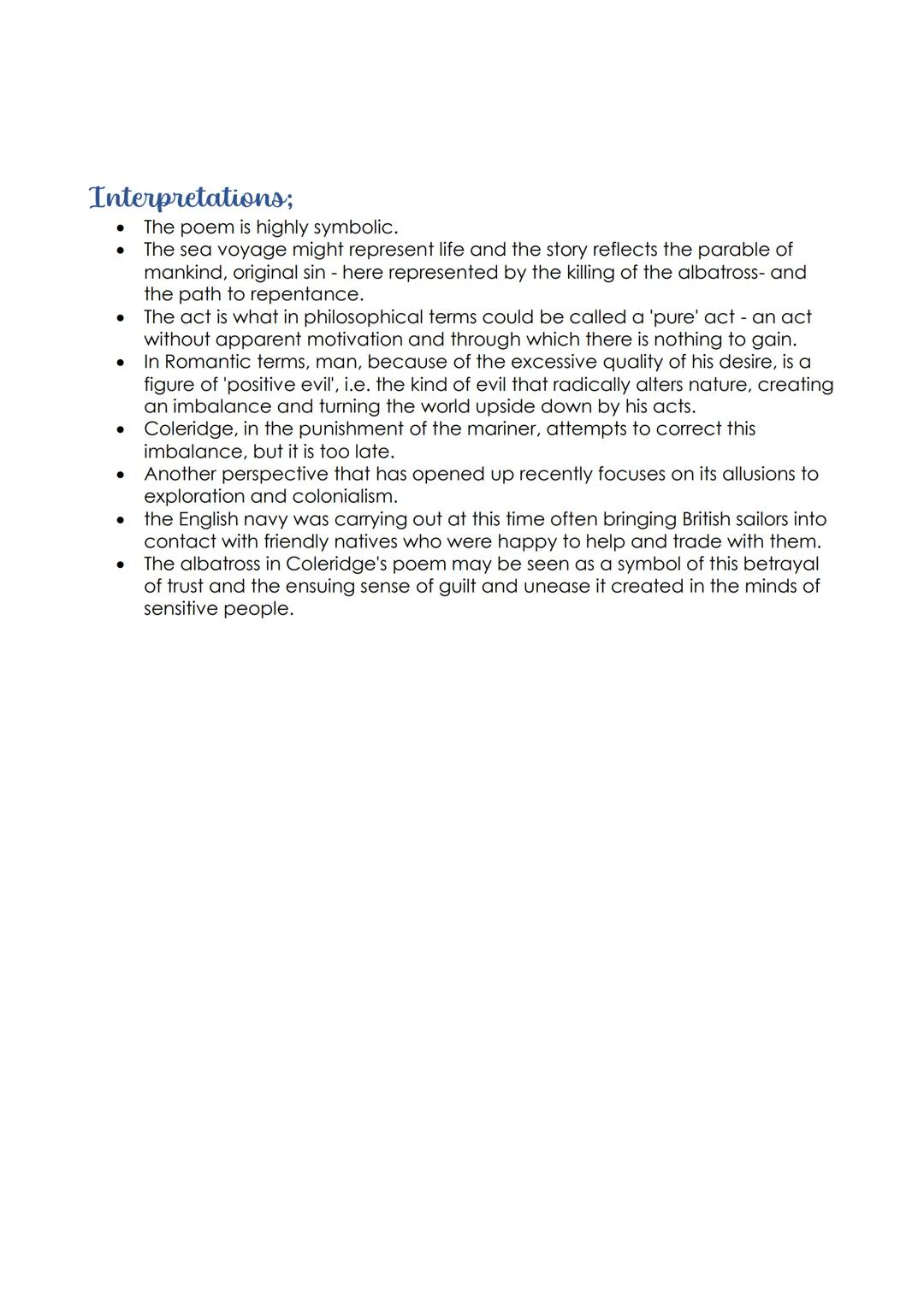 # Samuel Taylor Coleridge
Life;
* 1772 was born in Devon
* 1794 he met the poet Robert
Southey, and they planned to
move to Am