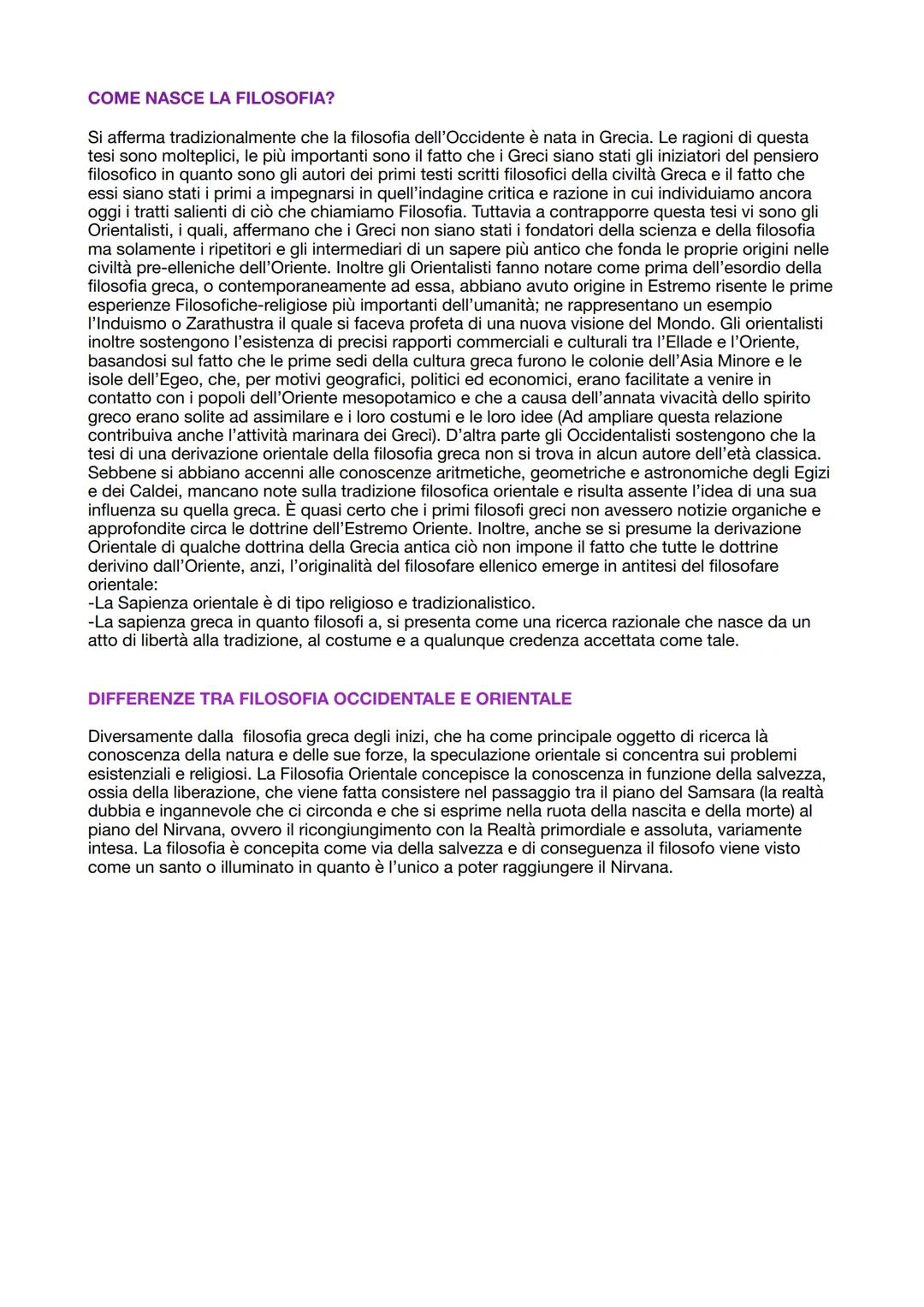 La Scuola ionica di MILETO (Talete, Anassimandro, Anassimene) Pitagora ed Eraclito
