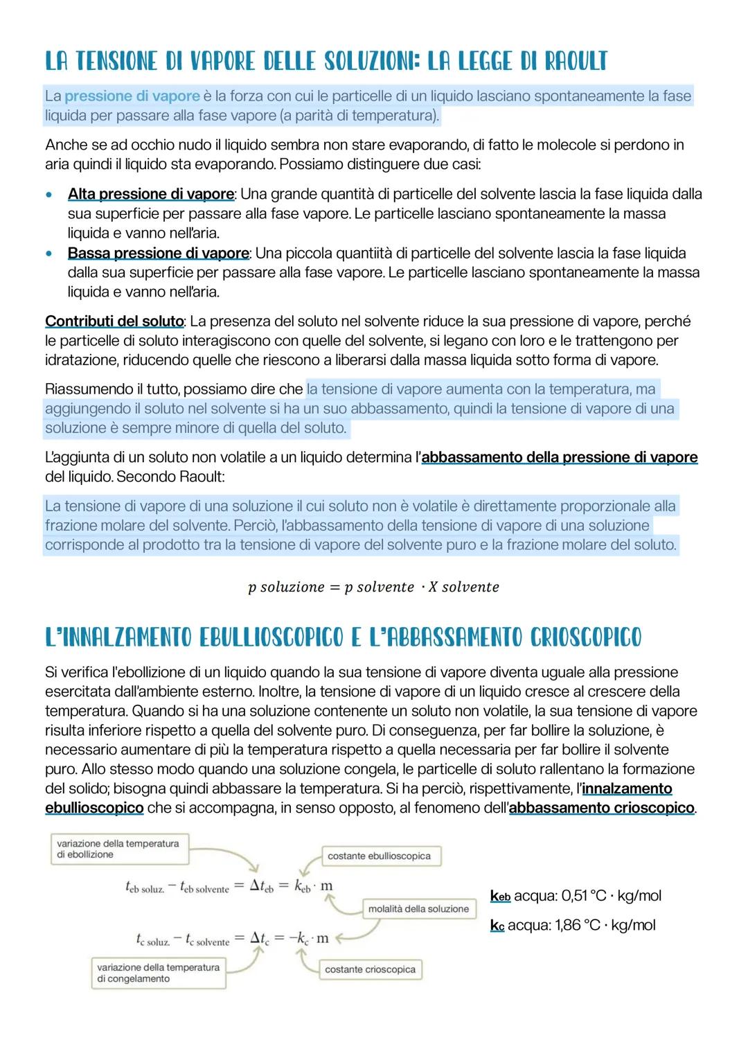 Le proprieta delle soluzioni
PERCHÉ LE SOSTANZE SI SCIOLGONO?
Le soluzioni sono miscugli omogenei e possono essere solide, liquide o gassose