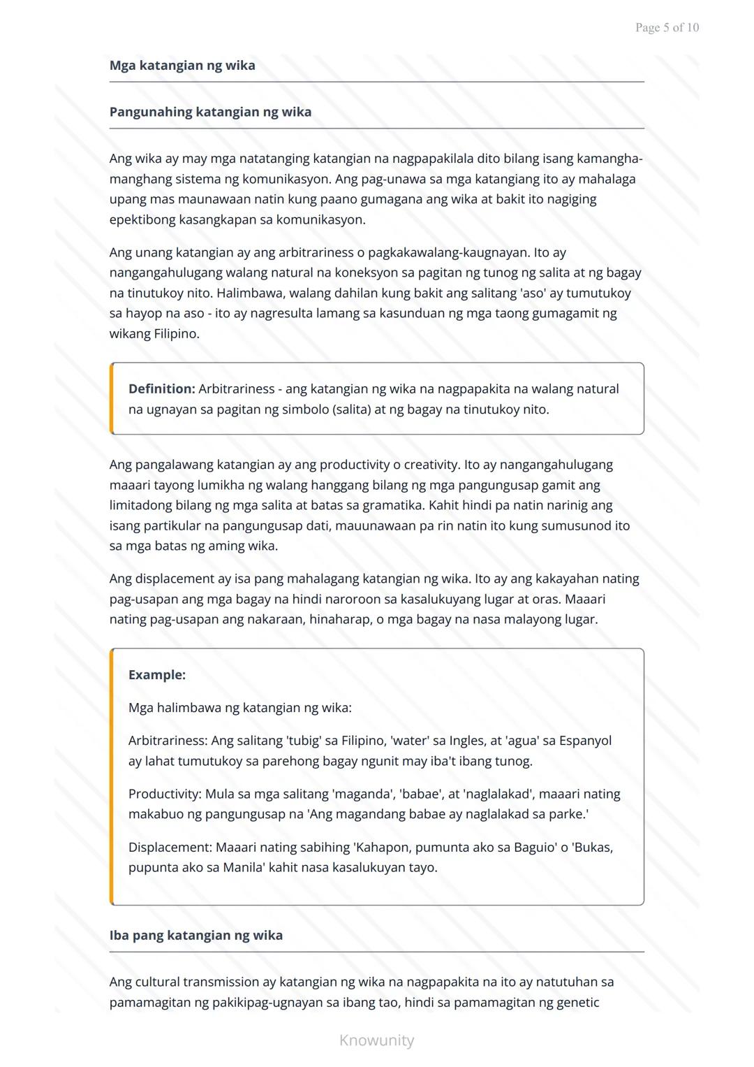 Kalikasan, Katangian, at Kahalagahan ng Wika sa Komunikasyon
Pag-aaral sa kahulugan, gampanin, at mga katangian ng wika
Mga Layuning Pang-ed
