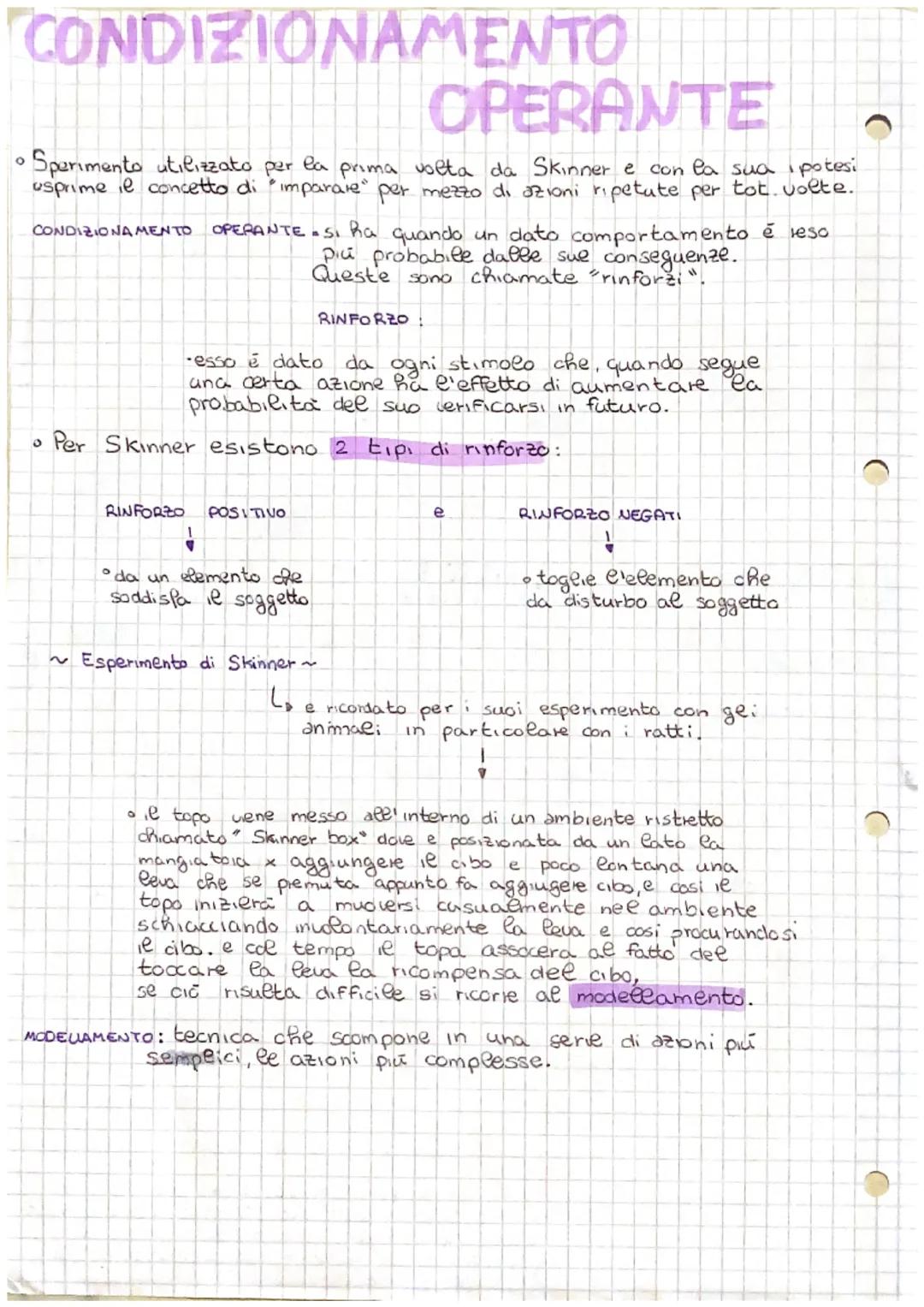 APPRENDIMENTO
-APPRENDIMENTO: comprende una grande quantità di fenomeni diversi tra loro.
L₂
es. il bambino che riconosce il volto della mam