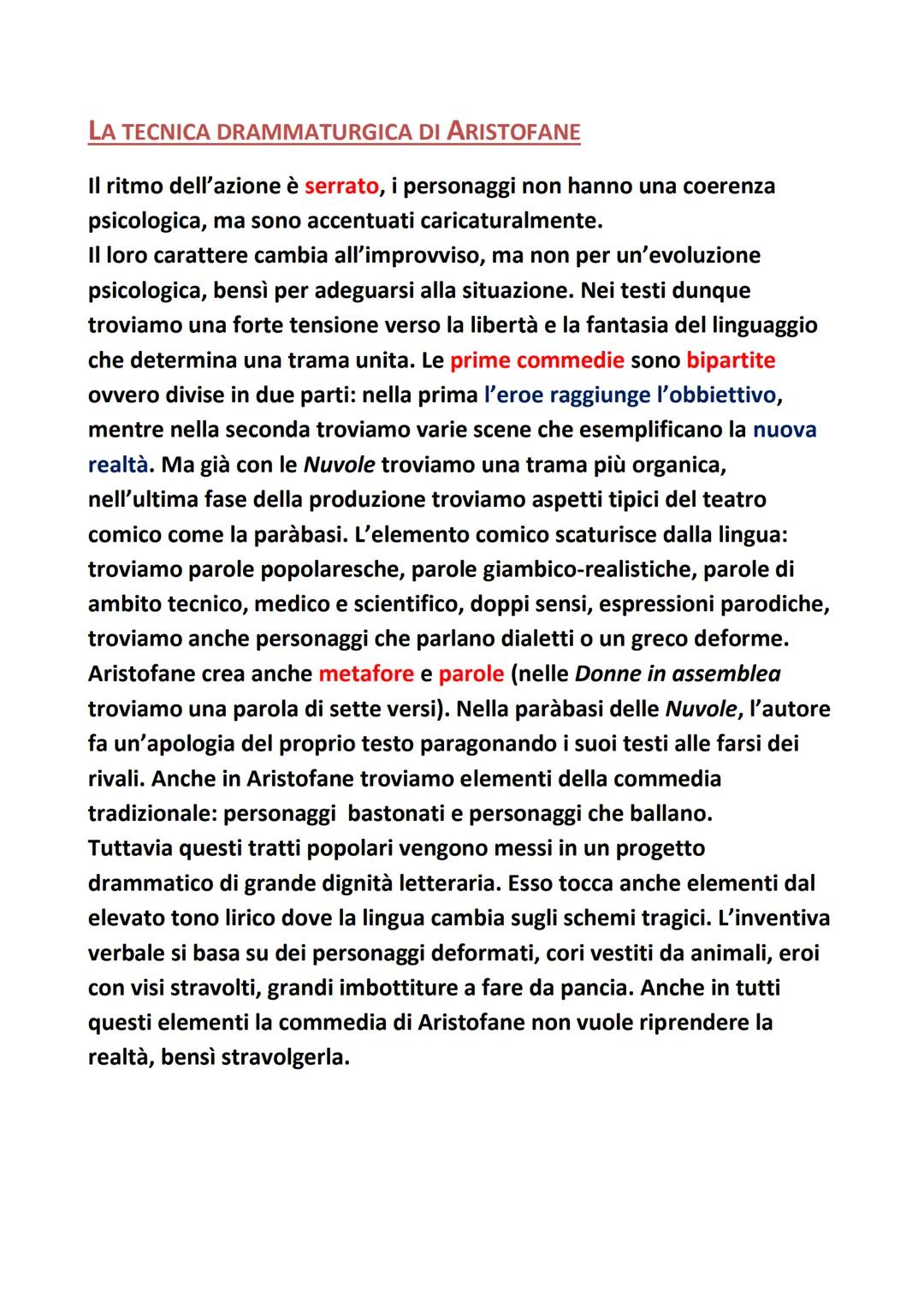 Aristofane
Nacque ad Atene attorno al 450 a.C. (periodo della pentecontedia) e
iniziò fin da giovane la carriera di autore comico: la sua pr