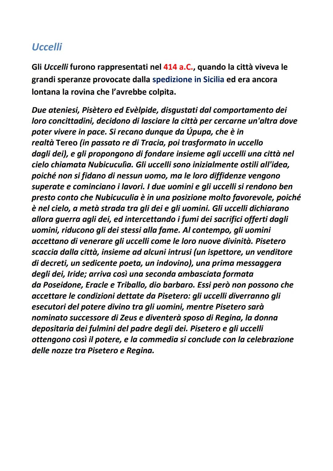 Aristofane
Nacque ad Atene attorno al 450 a.C. (periodo della pentecontedia) e
iniziò fin da giovane la carriera di autore comico: la sua pr